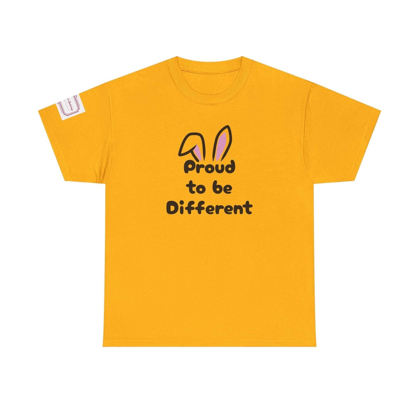 Proud to be Different Unisex Heavy Cotton Tee - Celebrate Individuality - The Dreamer's Bookshop.
