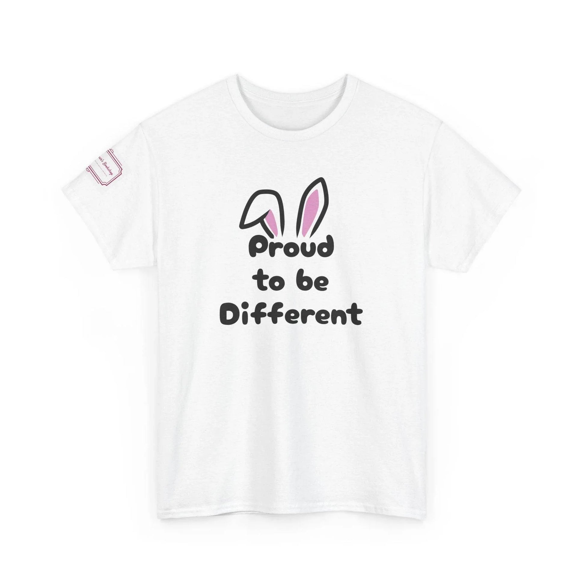 Proud to be Different Unisex Heavy Cotton Tee - Celebrate Individuality - The Dreamer's Bookshop.