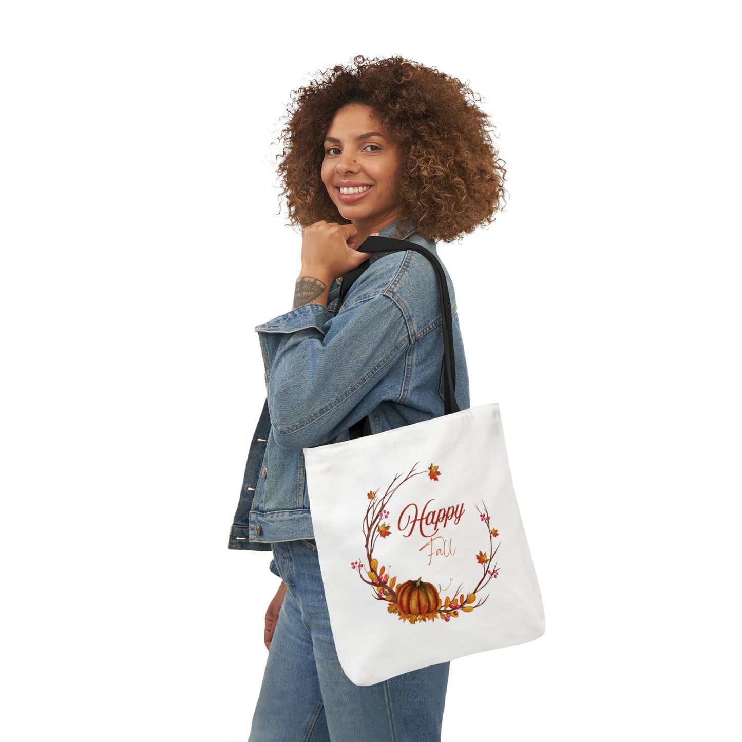 Happy Fall Tote Bag - Perfect for Book Lovers & Indie Authors