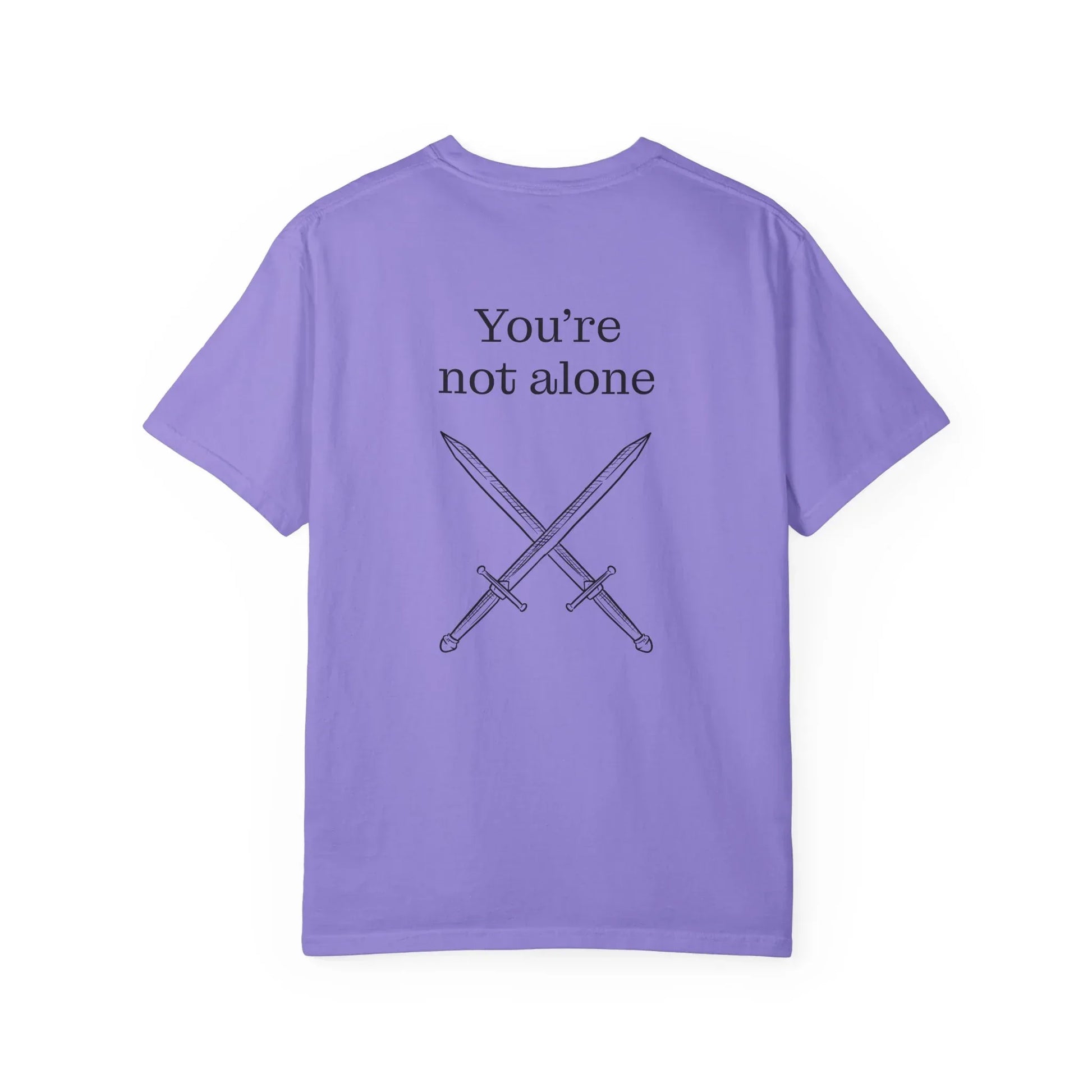Cancer Survivor Unisex Garment-Dyed T-shirt - Inspirational Motivational Tee - The Dreamer's Bookshop.