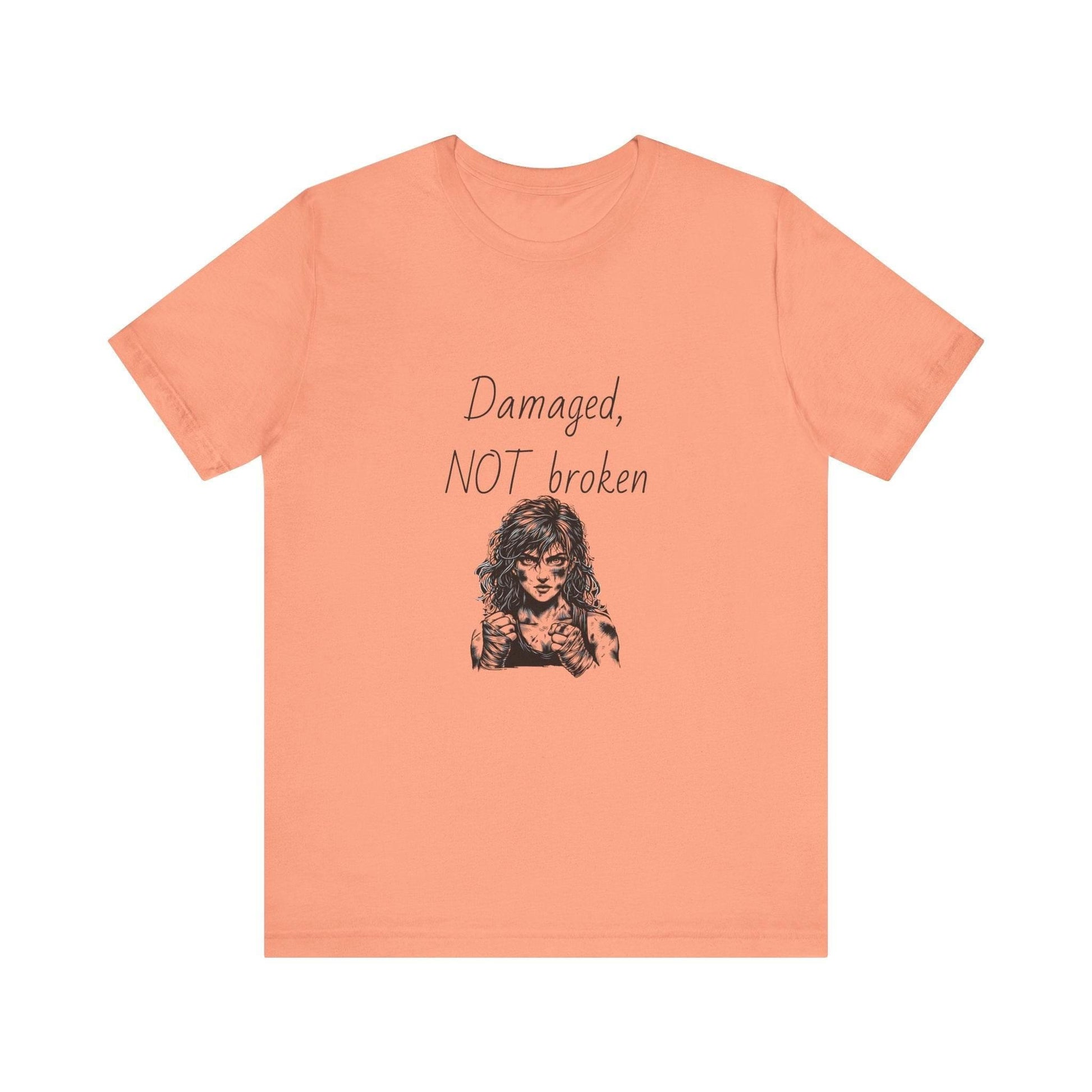Fierce Survivor Unisex Short Sleeve Tee - Damaged, NOT broken - The Dreamer's Bookshop.