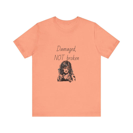 Fierce Survivor Unisex Short Sleeve Tee - Damaged, NOT broken - The Dreamer's Bookshop.