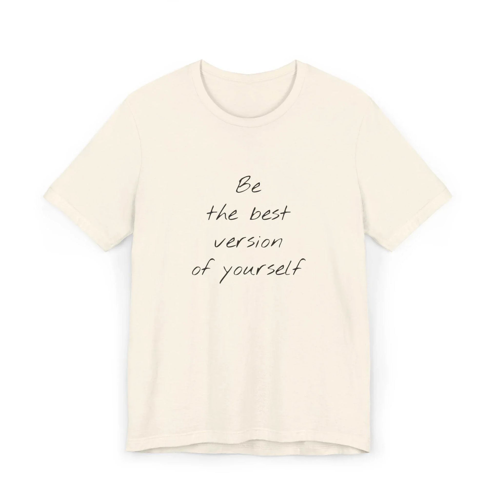 Inspirational Unisex Jersey T-Shirt - Be The Best Vibe - The Dreamer's Bookshop.