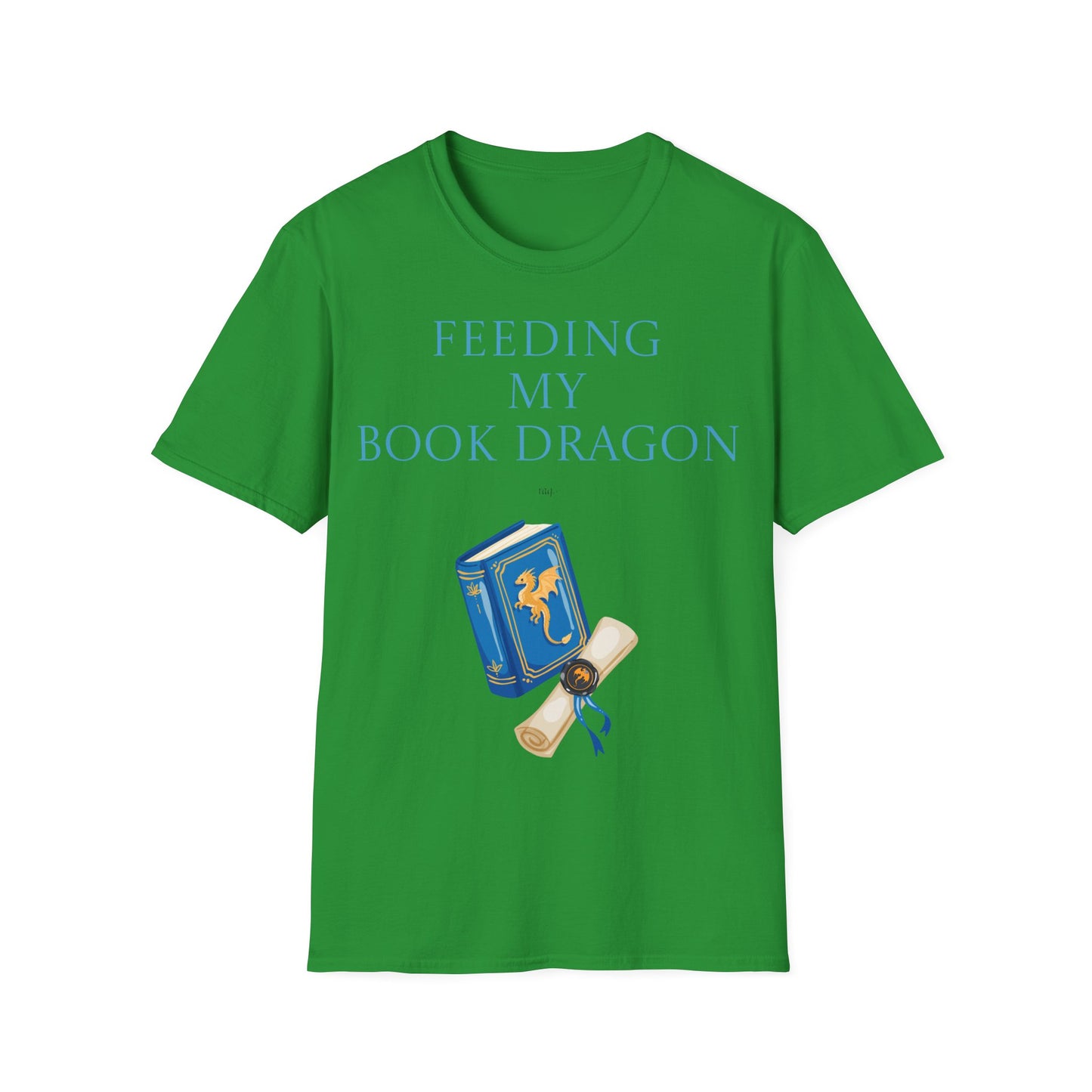 Unisex -Inspired T-Shirt - "Book Dragon" - Perfect for Book Lovers