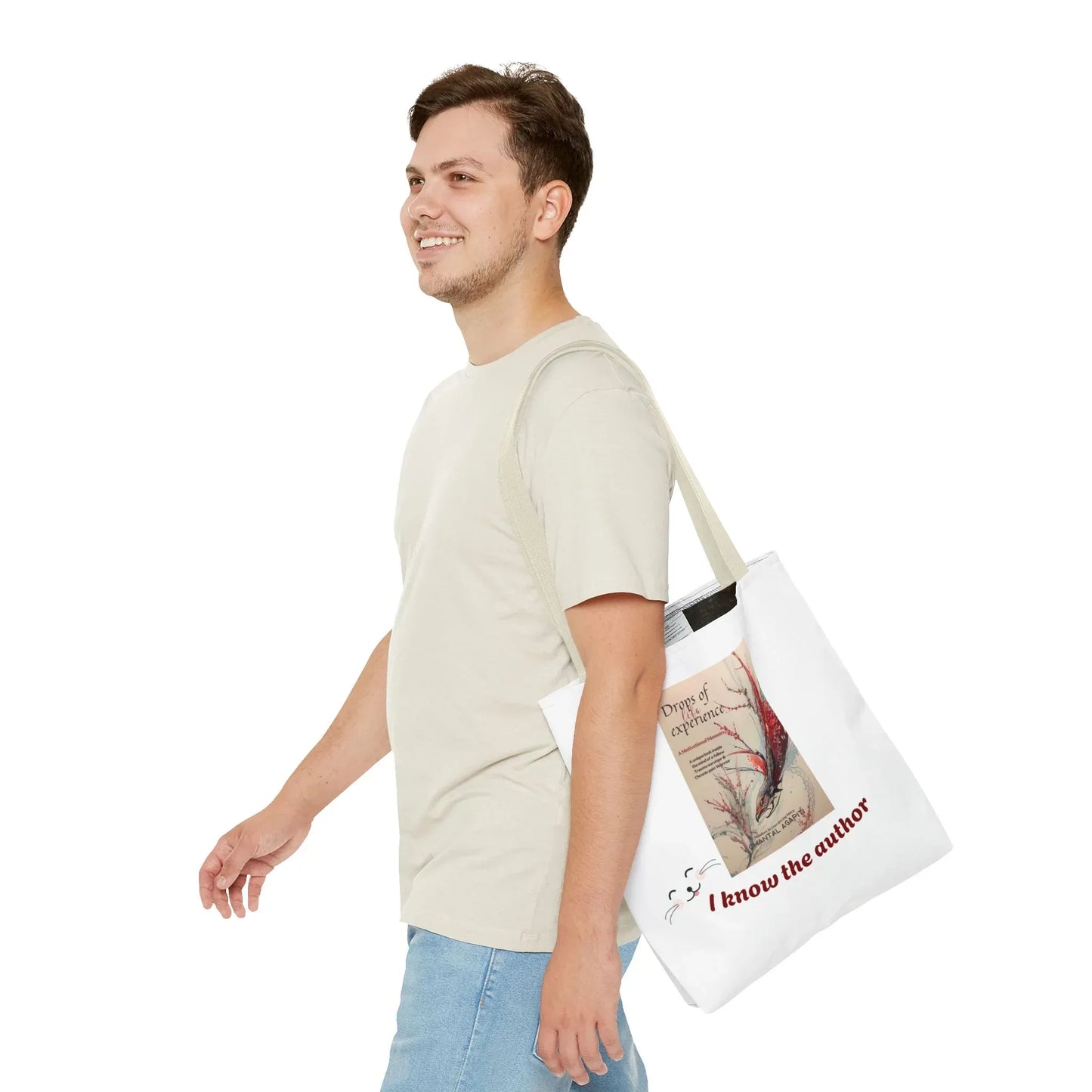 I Know the Author Tote Bag - Cozy Book lovers Design - The Dreamer's Bookshop.
