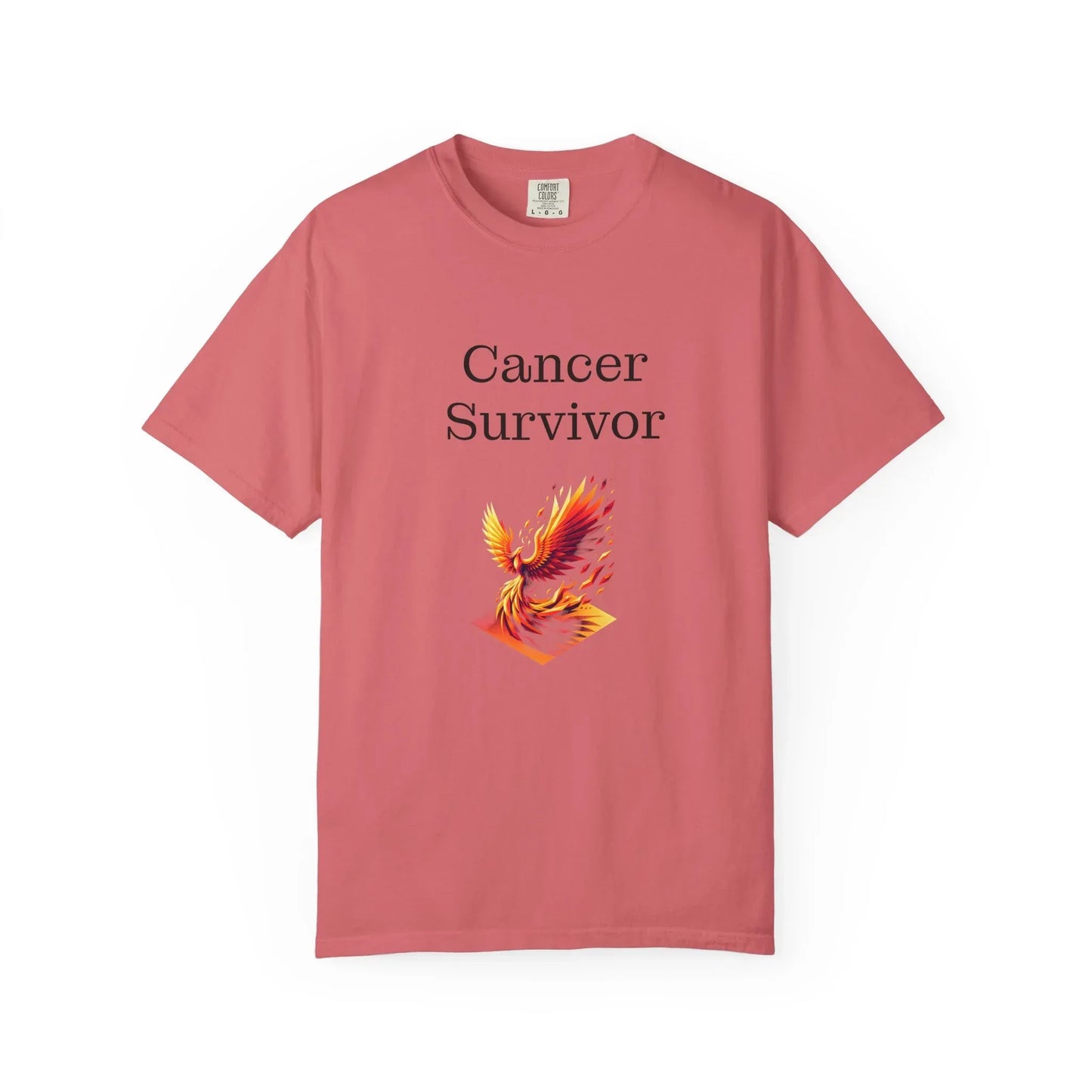 Cancer Survivor Unisex Garment-Dyed T-shirt - Inspirational Motivational Tee - The Dreamer's Bookshop.