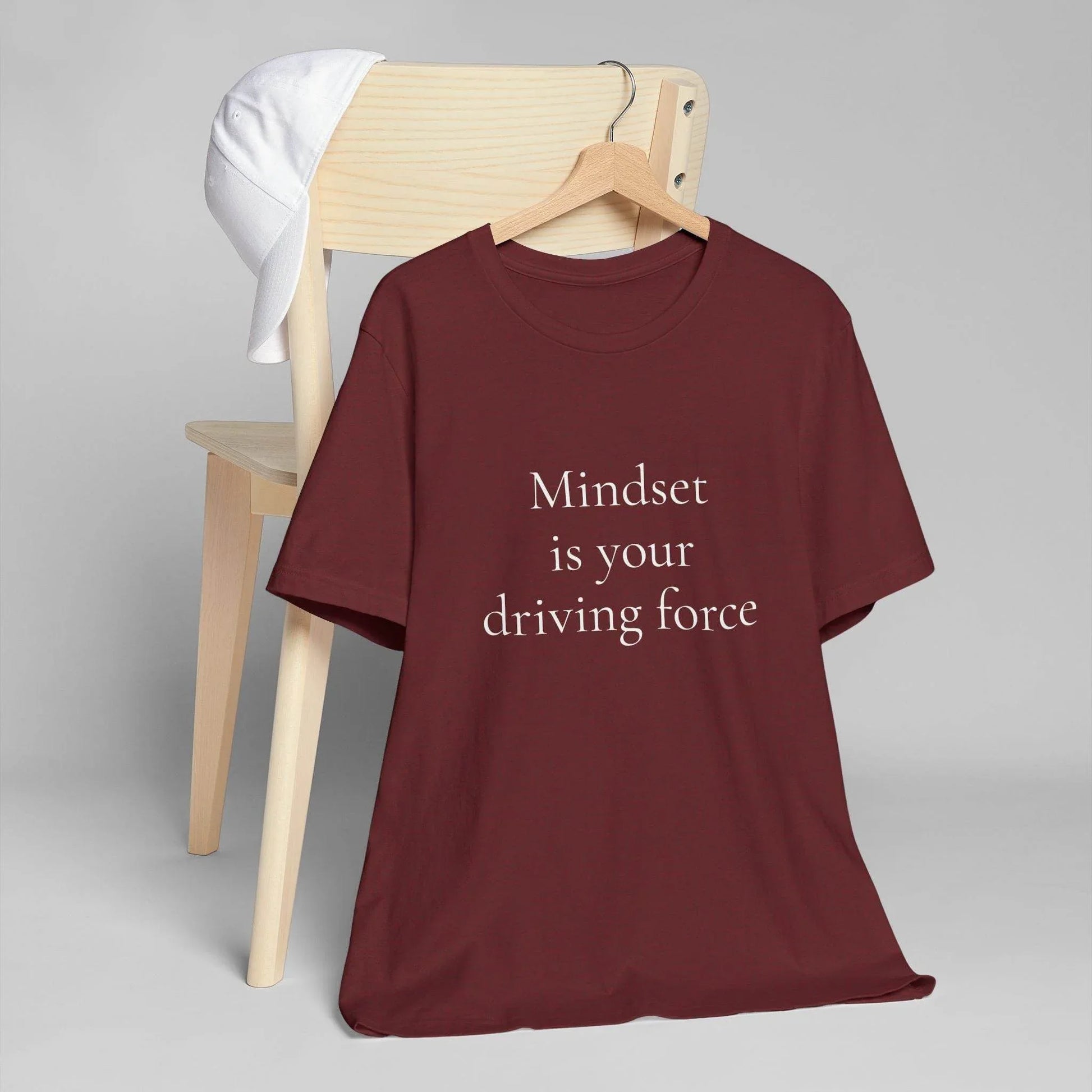 Inspirational Unisex Jersey T-Shirt - Mindset Vibe - The Dreamer's Bookshop.