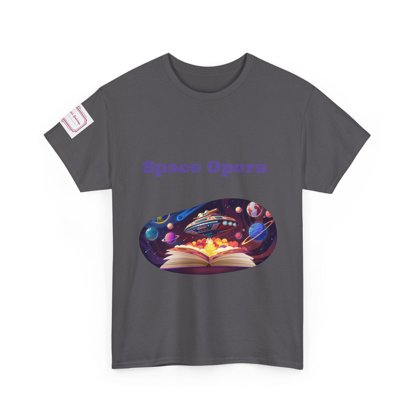 Space Opera - Unisex Heavy Cotton Tee - Sci-Fi Books