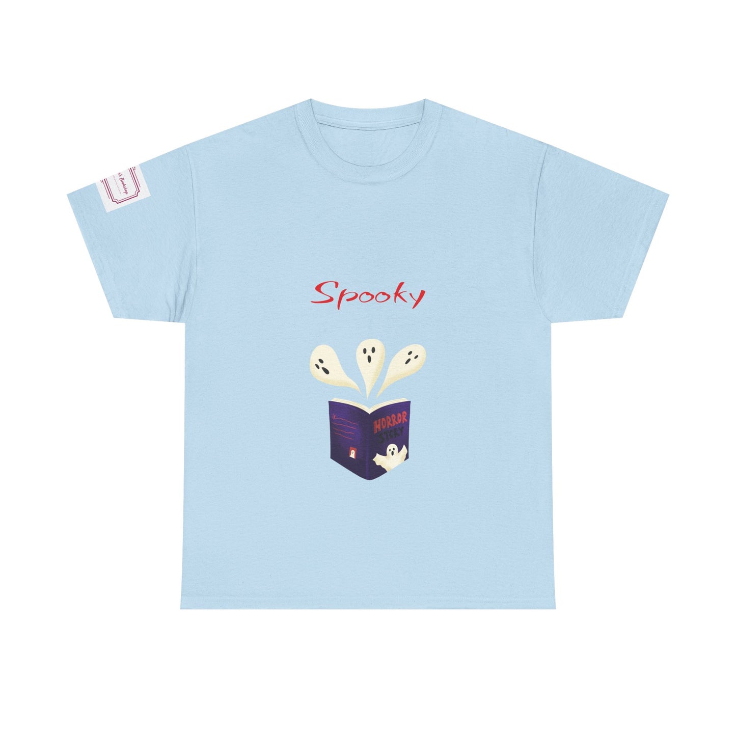 UK - Fiction -  Unisex Heavy Cotton Tee - Spooky Books