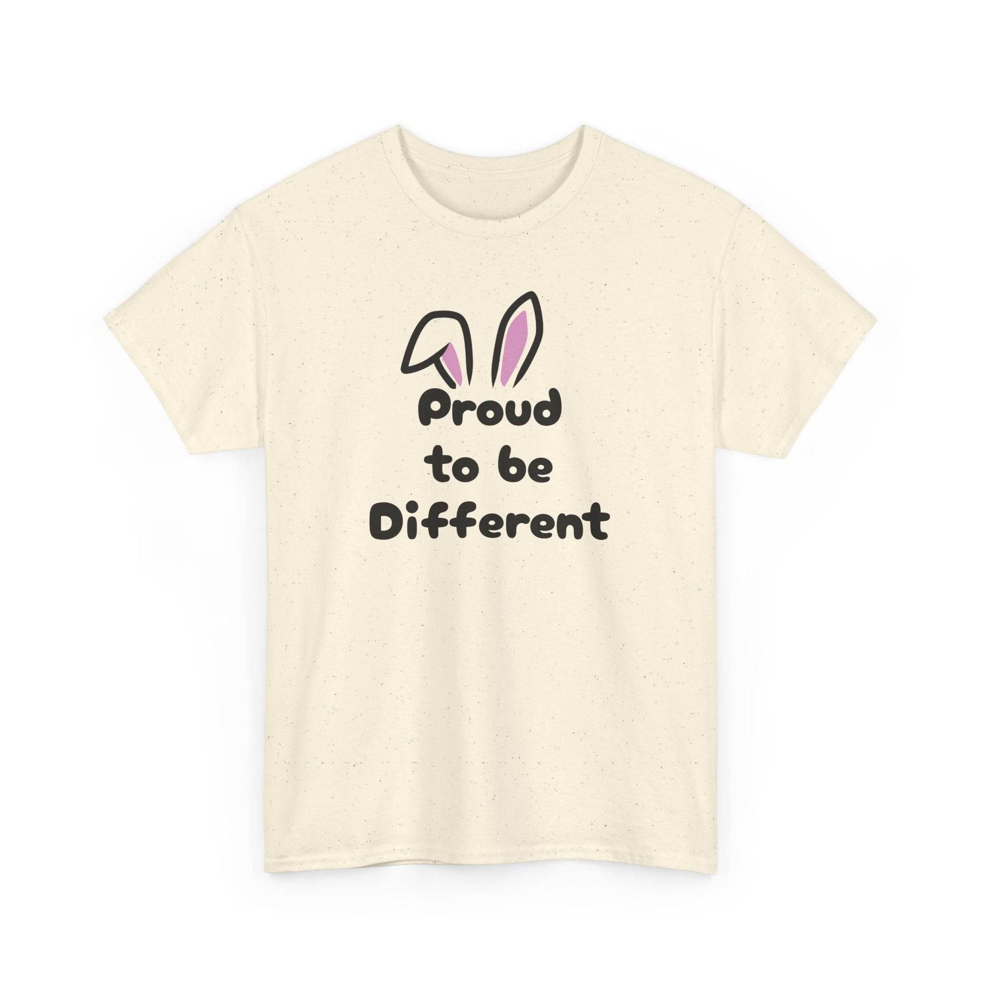 Proud to Be Different Unisex Heavy Cotton Tee - Celebrate Individuality - The Dreamer's Bookshop.