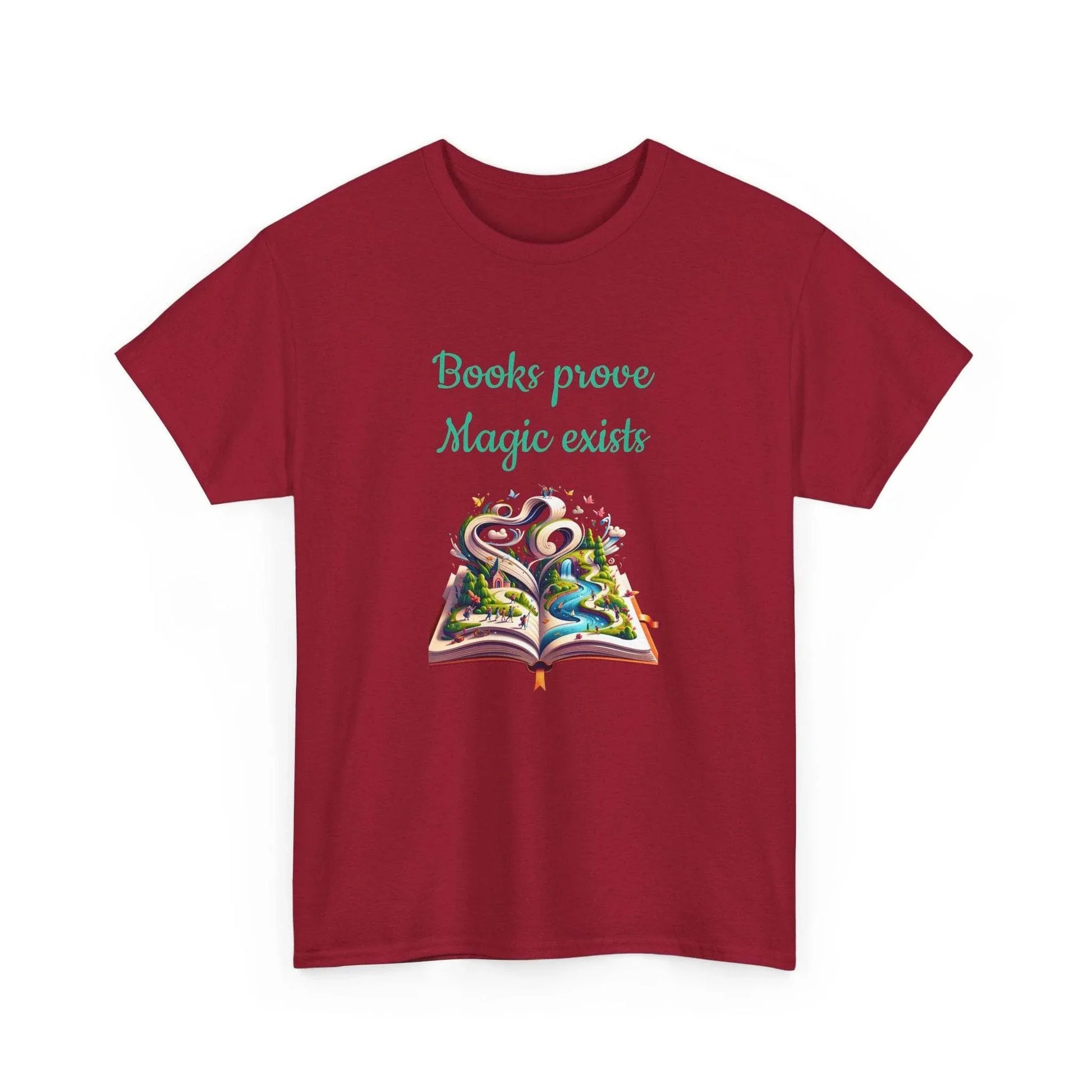 Magic Exists -A Unisex Heavy Cotton Tee - Perfect Gift for Book Lovers - The Dreamer's Bookshop.