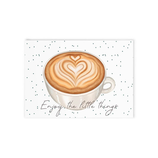 The Dreamer's Bookshop "Coffee" Enjoy the Little Things Card - The Dreamer's Bookshop.