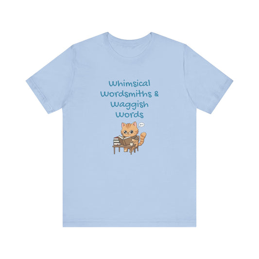 Whimsical Wordsmiths Short Sleeve Tee - Creative Gift for Writers