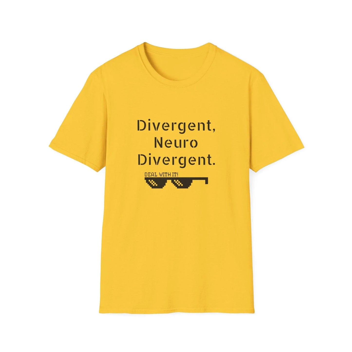 Neuro Divergent Unisex Softstyle T-Shirt – Celebrate Uniqueness! - The Dreamer's Bookshop.