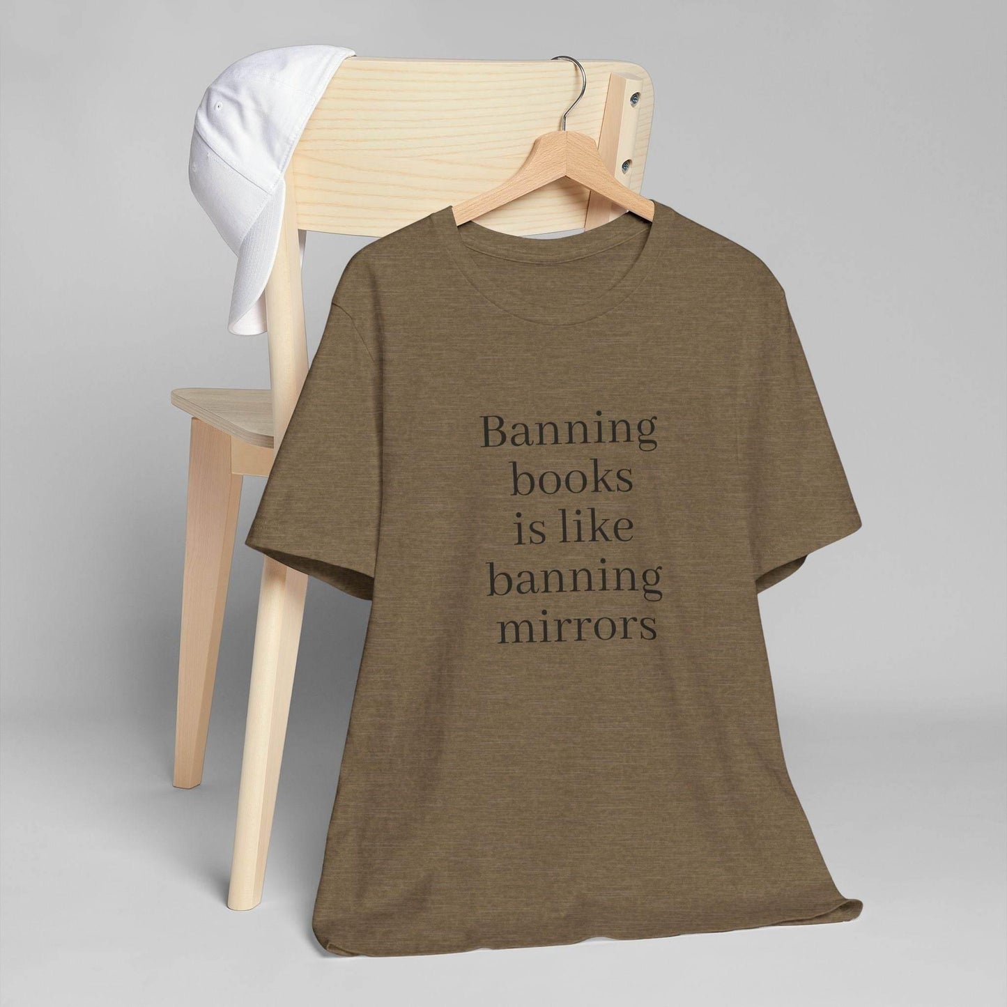 Unisex Jersey T-Shirt - Banning Books Vibe - The Dreamer's Bookshop.