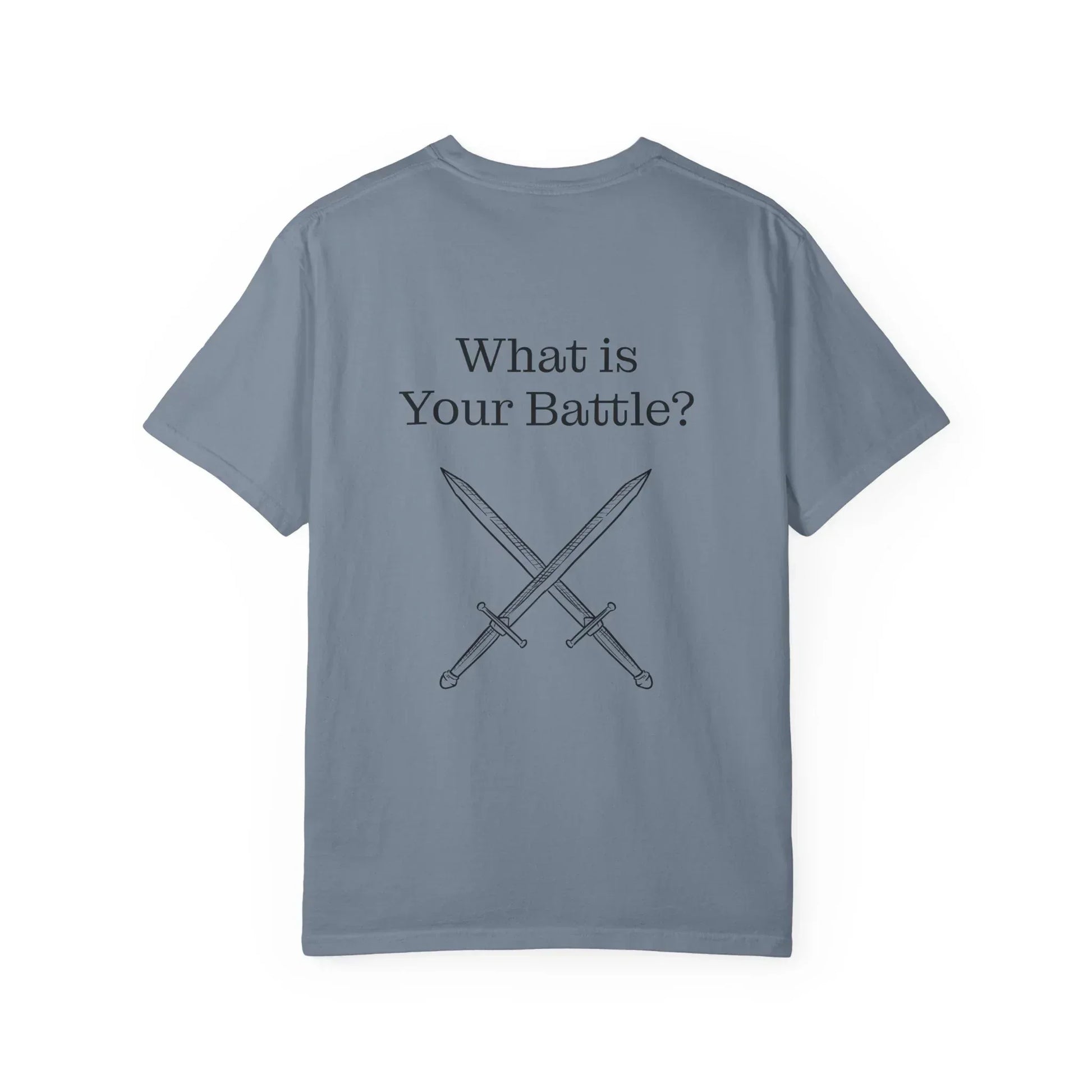 Chronic Pain Warrior Unisex Garment-Dyed T-Shirt - Empowering Supportive Apparel - The Dreamer's Bookshop.