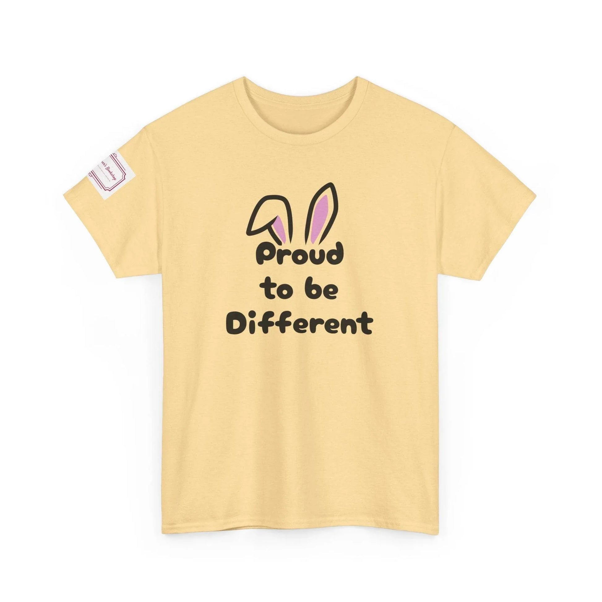 Proud to be Different Unisex Heavy Cotton Tee - Celebrate Individuality - The Dreamer's Bookshop.
