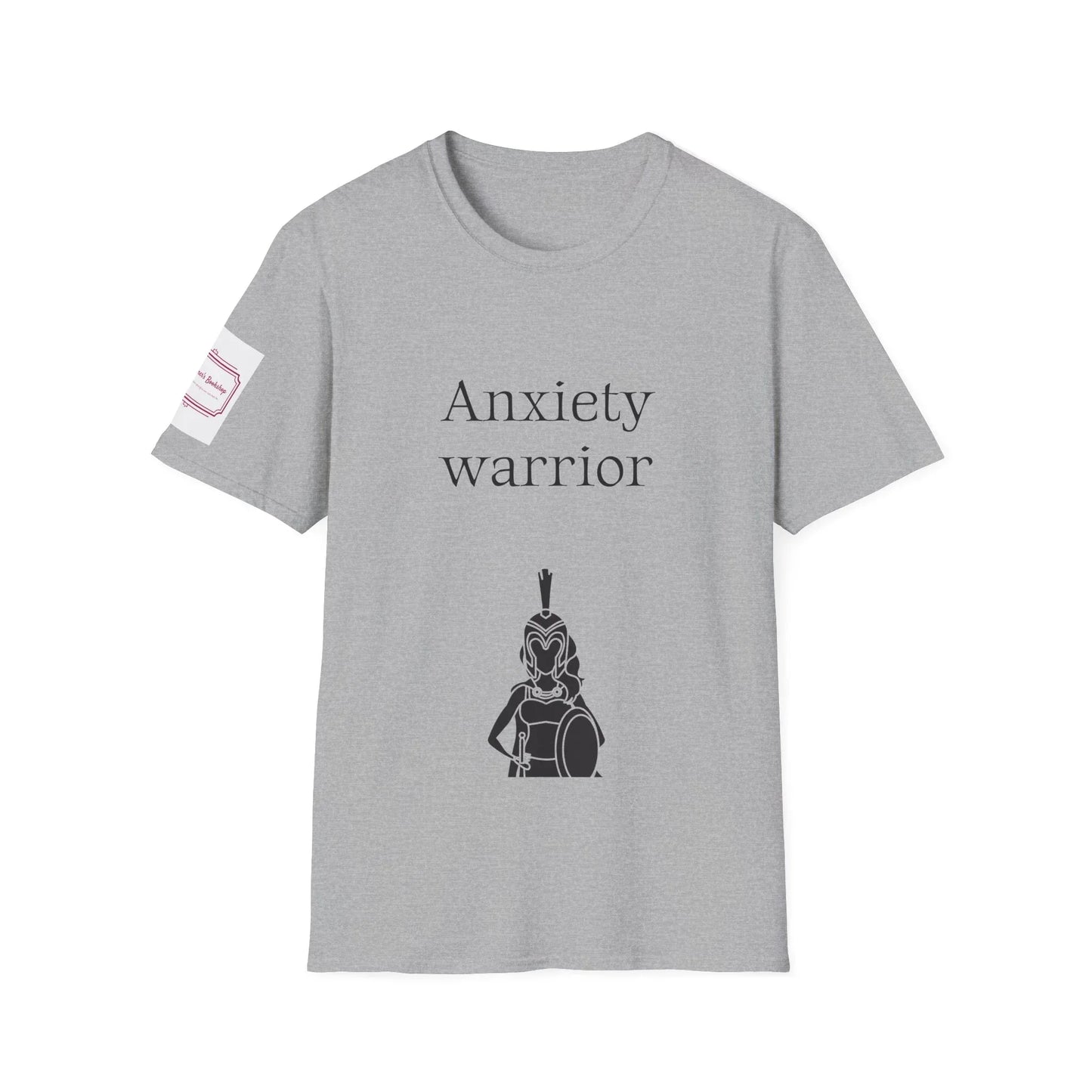 Anxiety Warrior Unisex Softstyle T-Shirt - Empower Your Battle - The Dreamer's Bookshop.