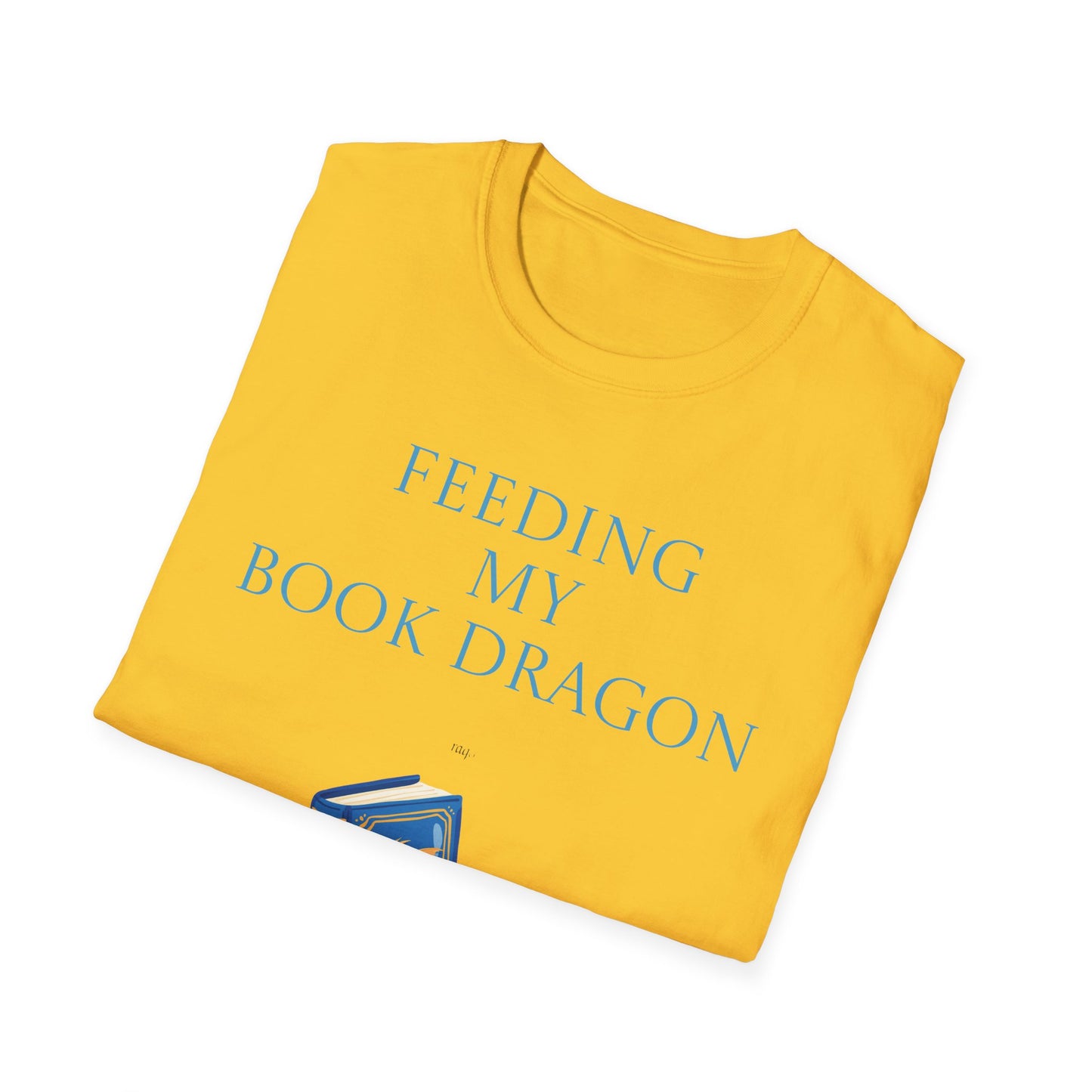 Unisex Softstyle T-Shirt - 'Book Dragon'