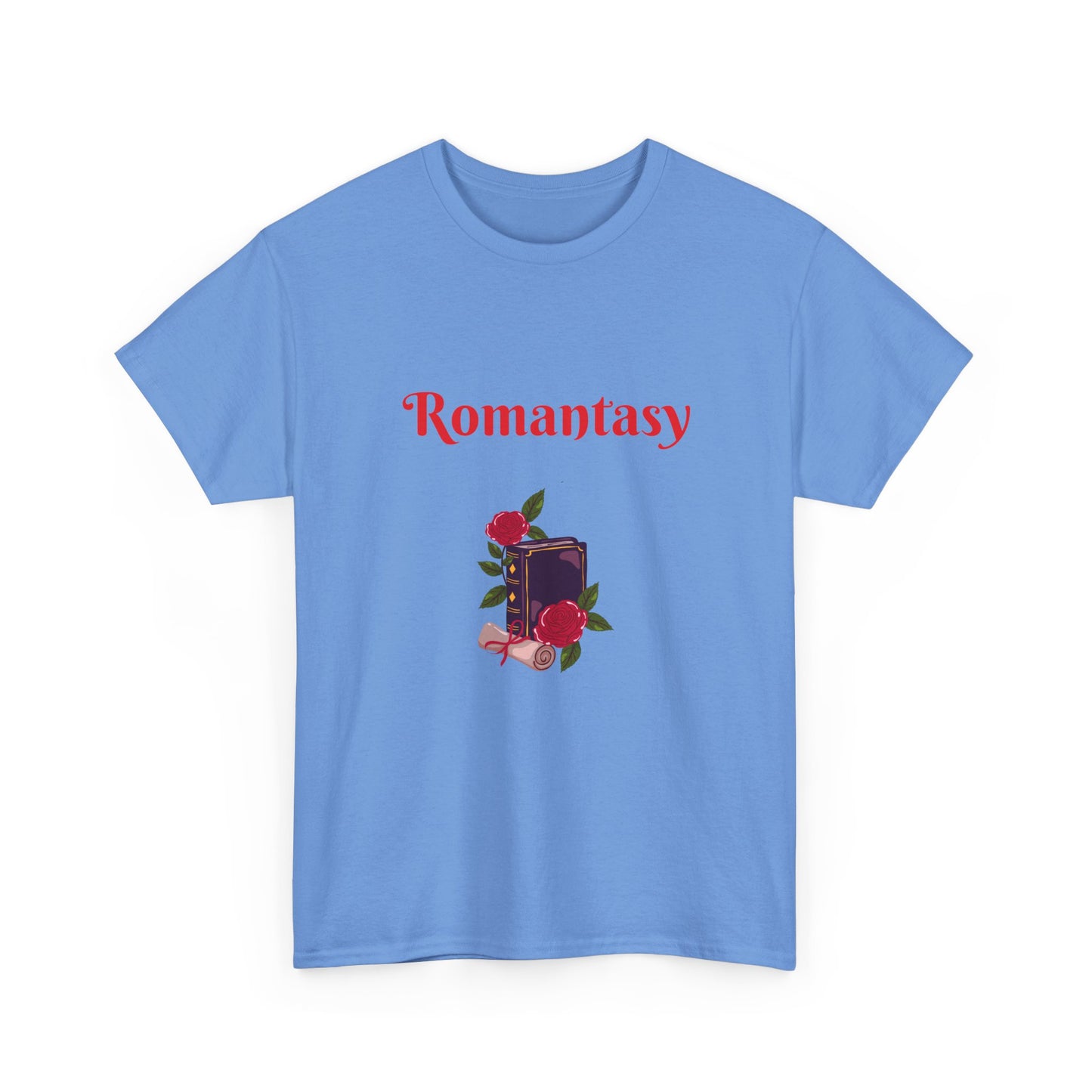Fantasy -  Graphic Tee - Unisex Heavy Cotton T-Shirt Romantasy Books