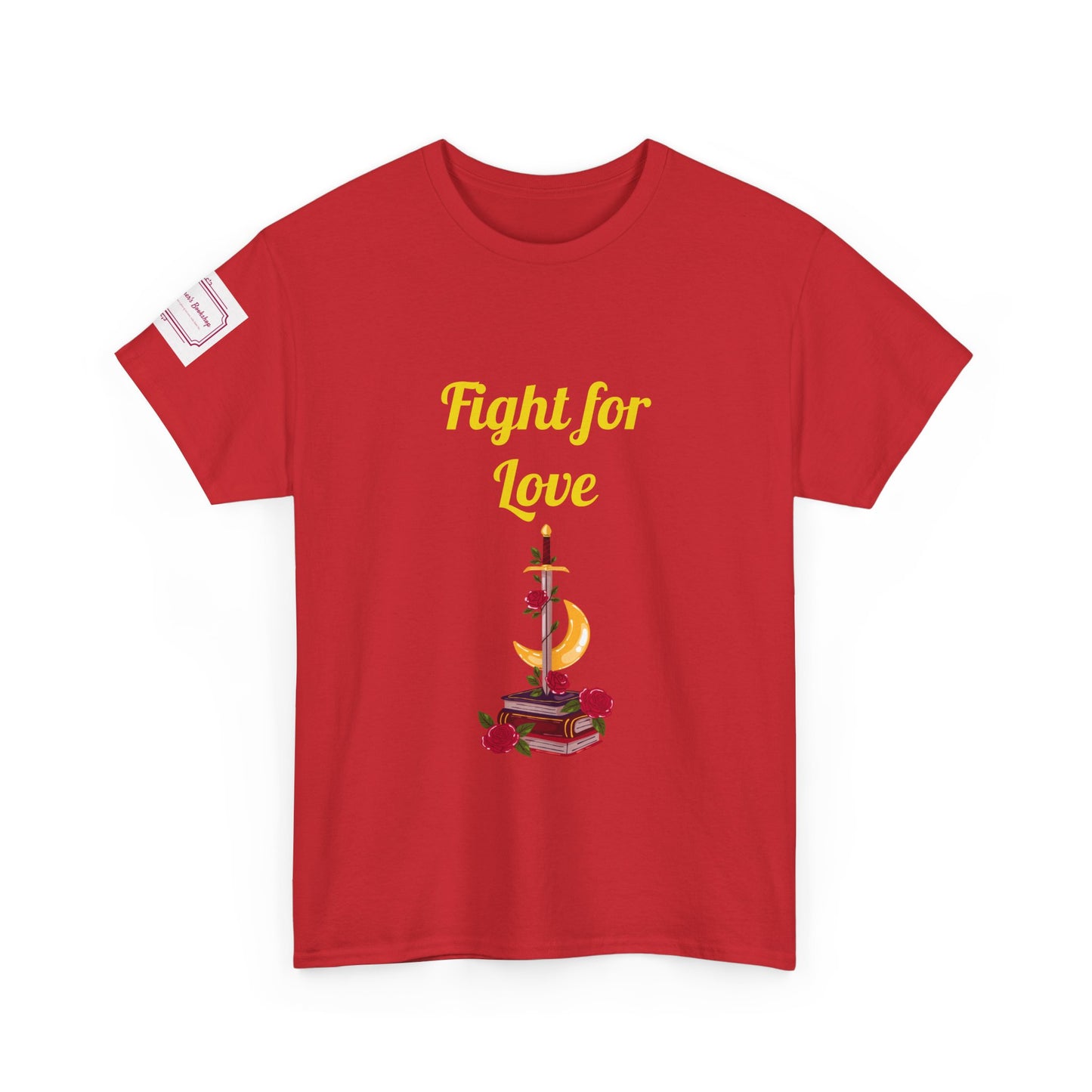 UK - Fight for Love -  Unisex Heavy Cotton Tee - Romance Books