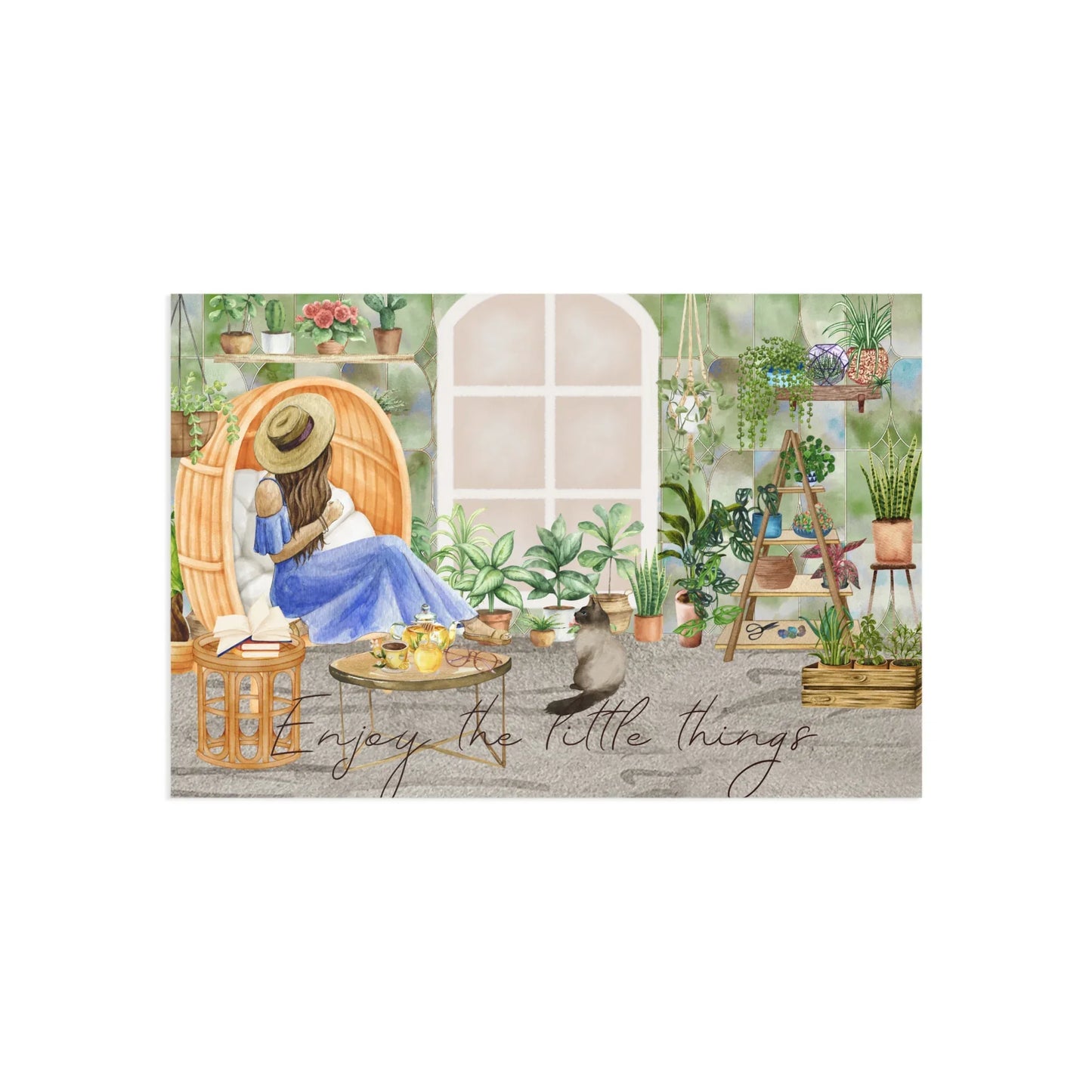 The Dreamer's Bookshop "Plant Mom" Enjoy the Little Things Card - The Dreamer's Bookshop.