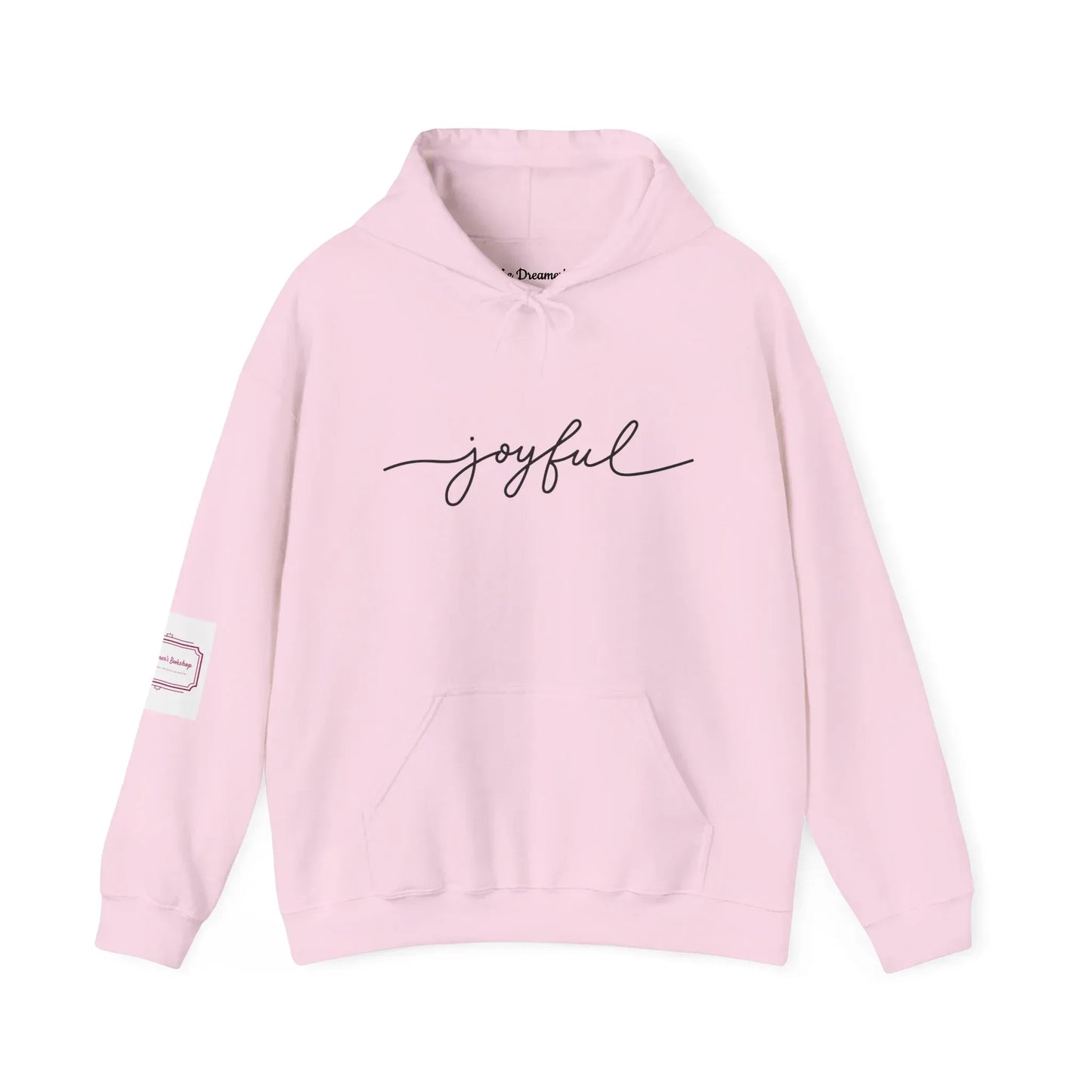 Christmas Joyful Unisex Hooded Sweatshirt - Cozy Literary Apparel - The Dreamer's Bookshop.