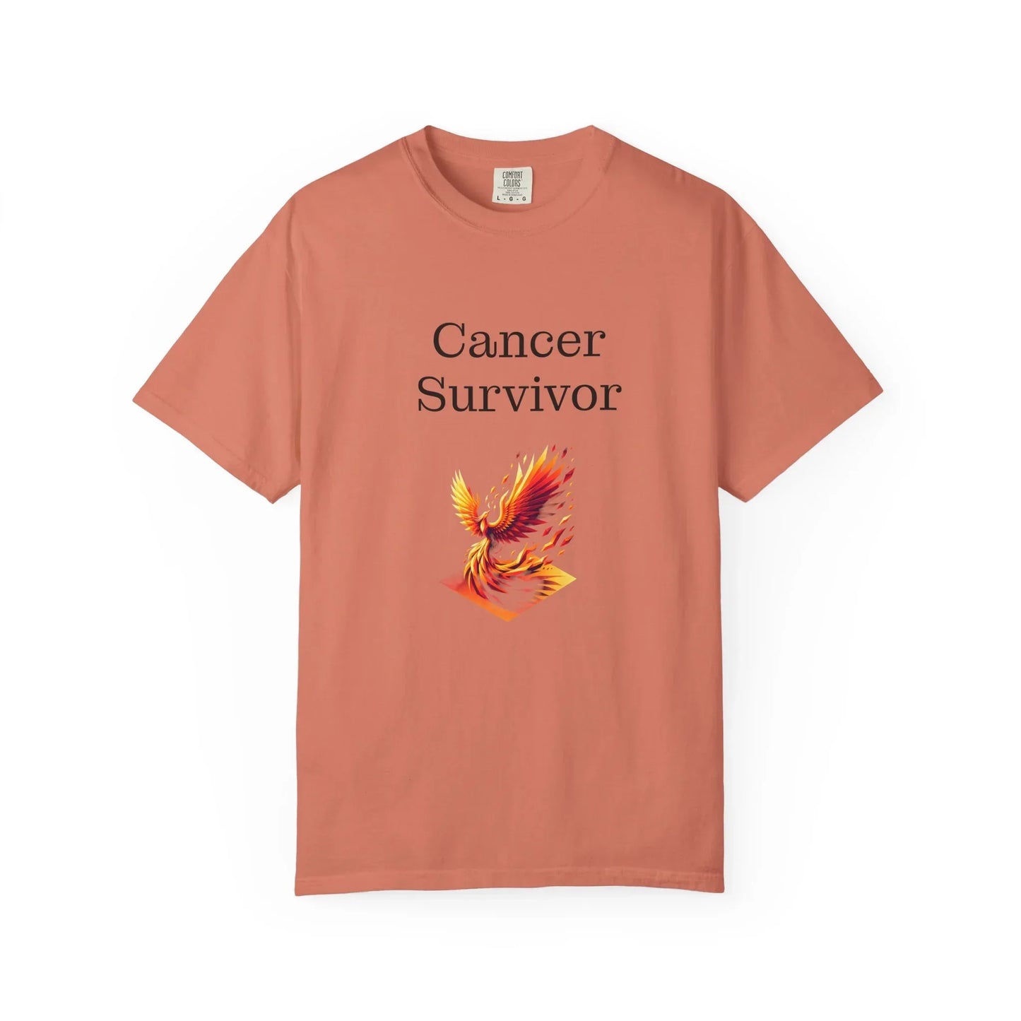 Cancer Survivor Unisex Garment-Dyed T-shirt - Inspirational Motivational Tee - The Dreamer's Bookshop.