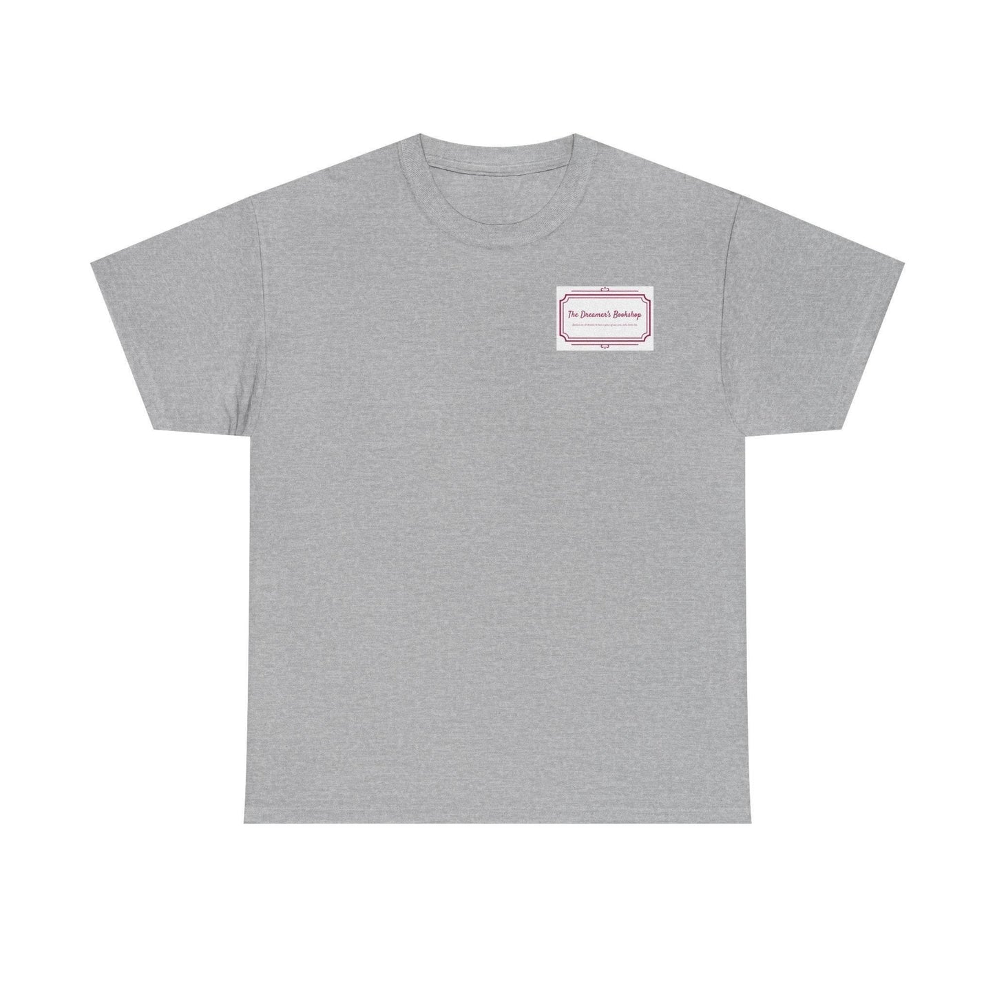 Personalized Unisex Heavy Cotton Tee - Perfect for Casual Days & Gifts - The Dreamer's Bookshop.