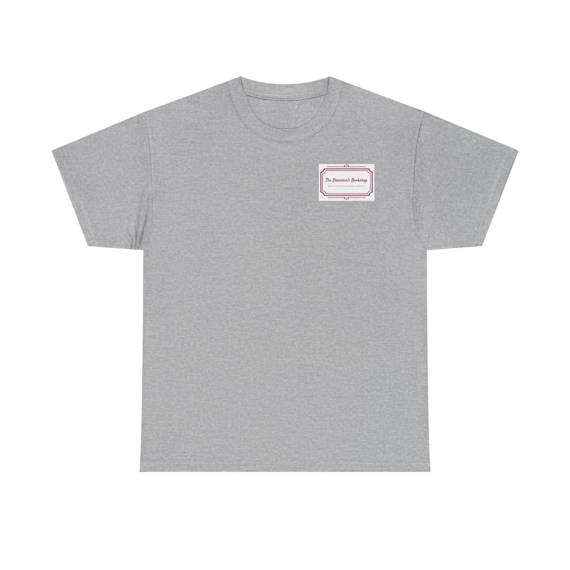 Personalized Unisex Heavy Cotton Tee - Perfect for Casual Days & Gifts - The Dreamer's Bookshop.