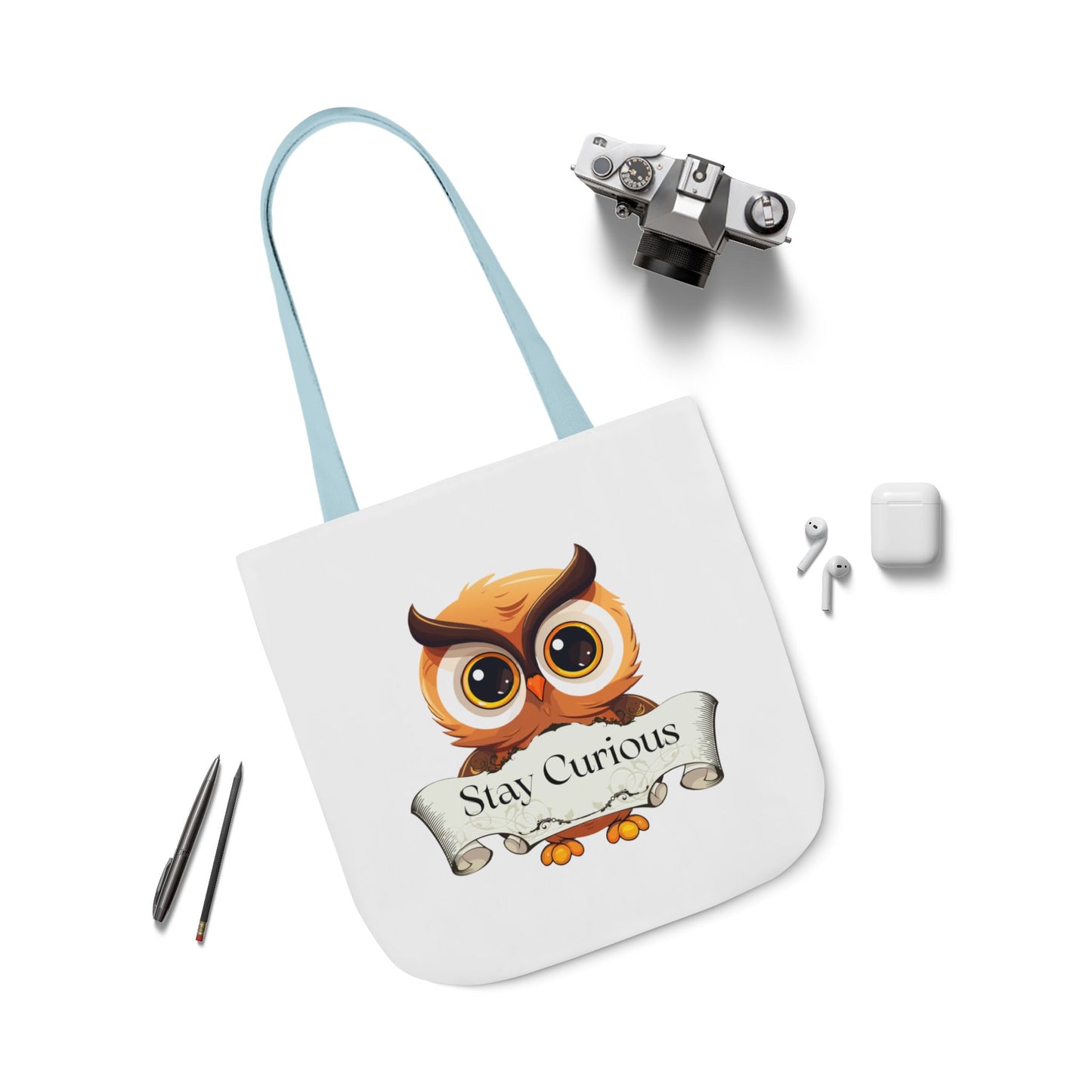 Stay Curious Tote Bag - Perfect for Book Lovers & Indie Authors