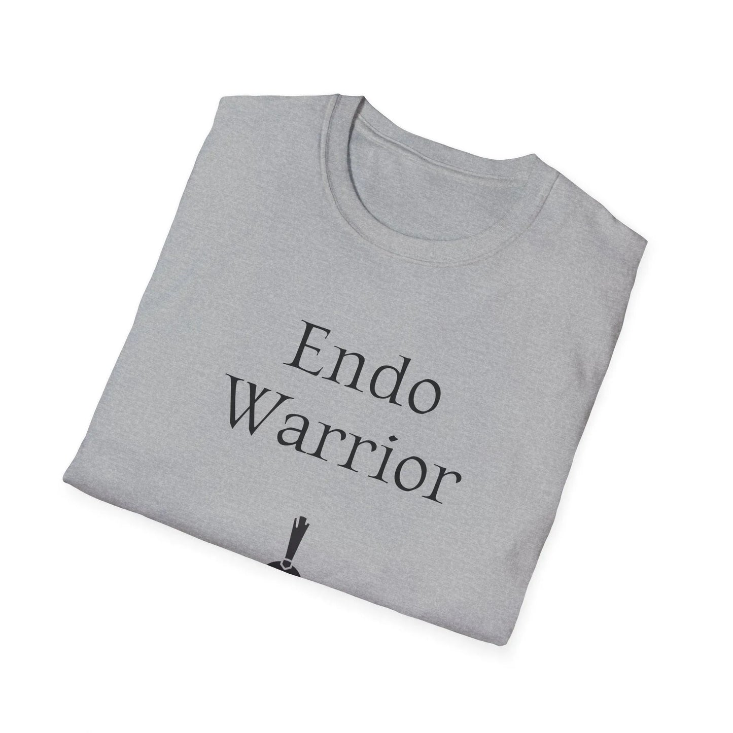 Endometriosis Warrior Unisex Softstyle T-Shirt - Empowering Battle for Women's Health - The Dreamer's Bookshop.