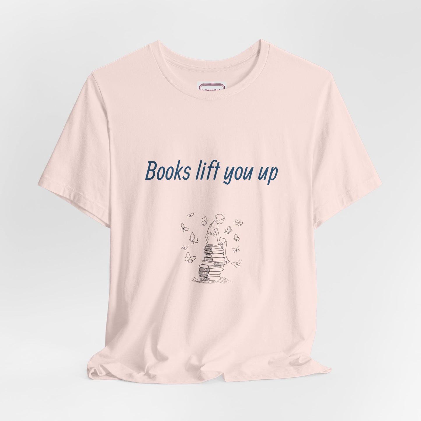 Inspirational Unisex T-shirt - Books Lift You Up