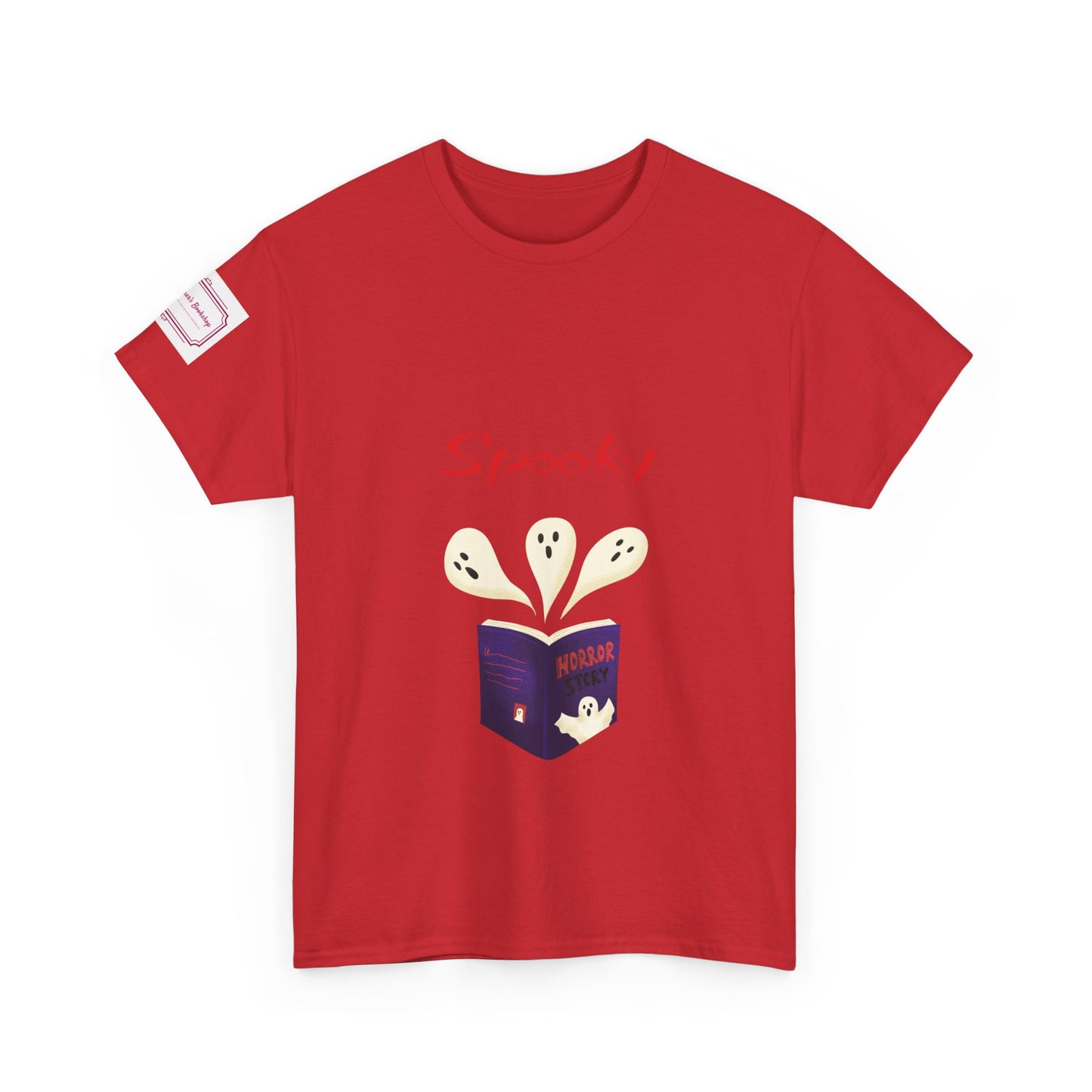 AU - Fiction - Unisex Heavy Cotton Tee - Spooky Books