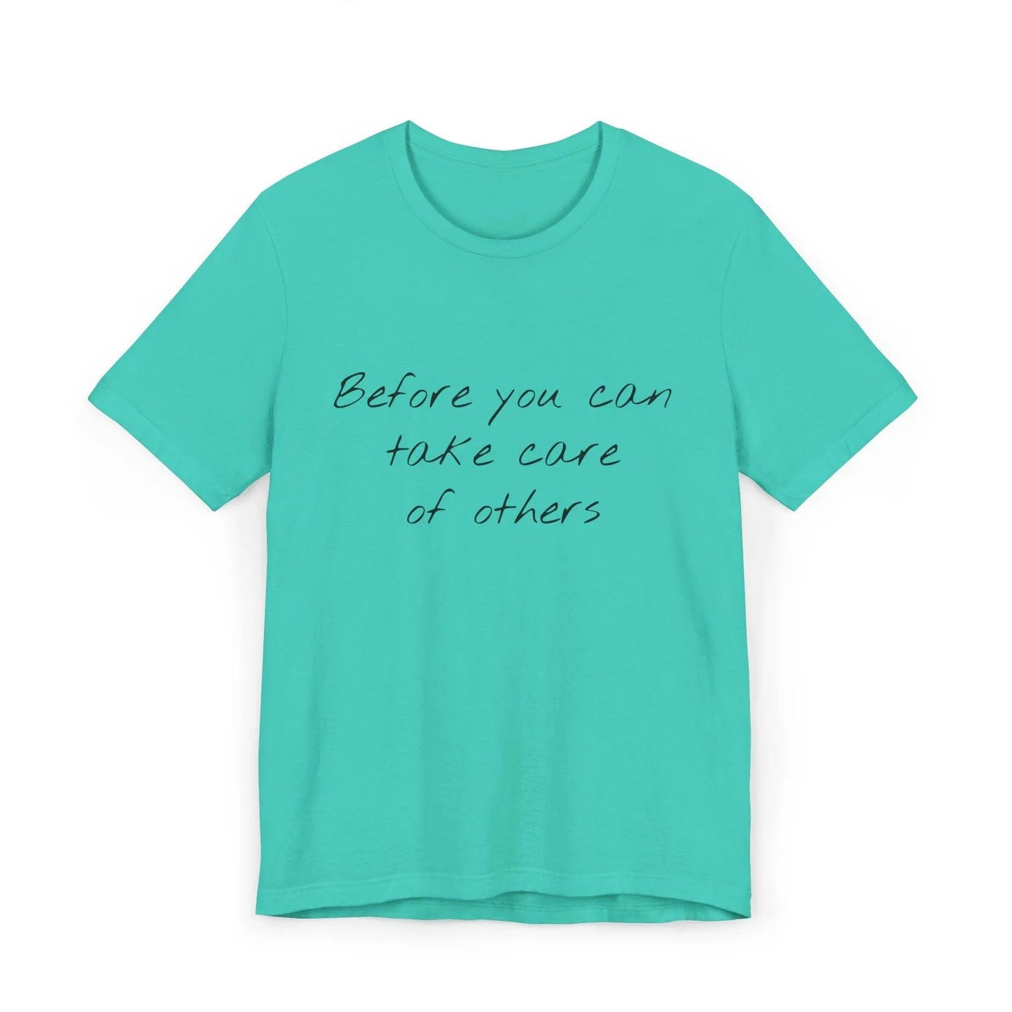 Unisex Jersey T-Shirt - 'Take Care' Inspirational - The Dreamer's Bookshop.