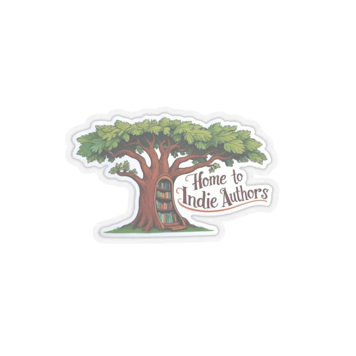 Home to Indie Authors Kiss-Cut Stickers | Book Lover Gift | Literary Decor - The Dreamer's Bookshop.