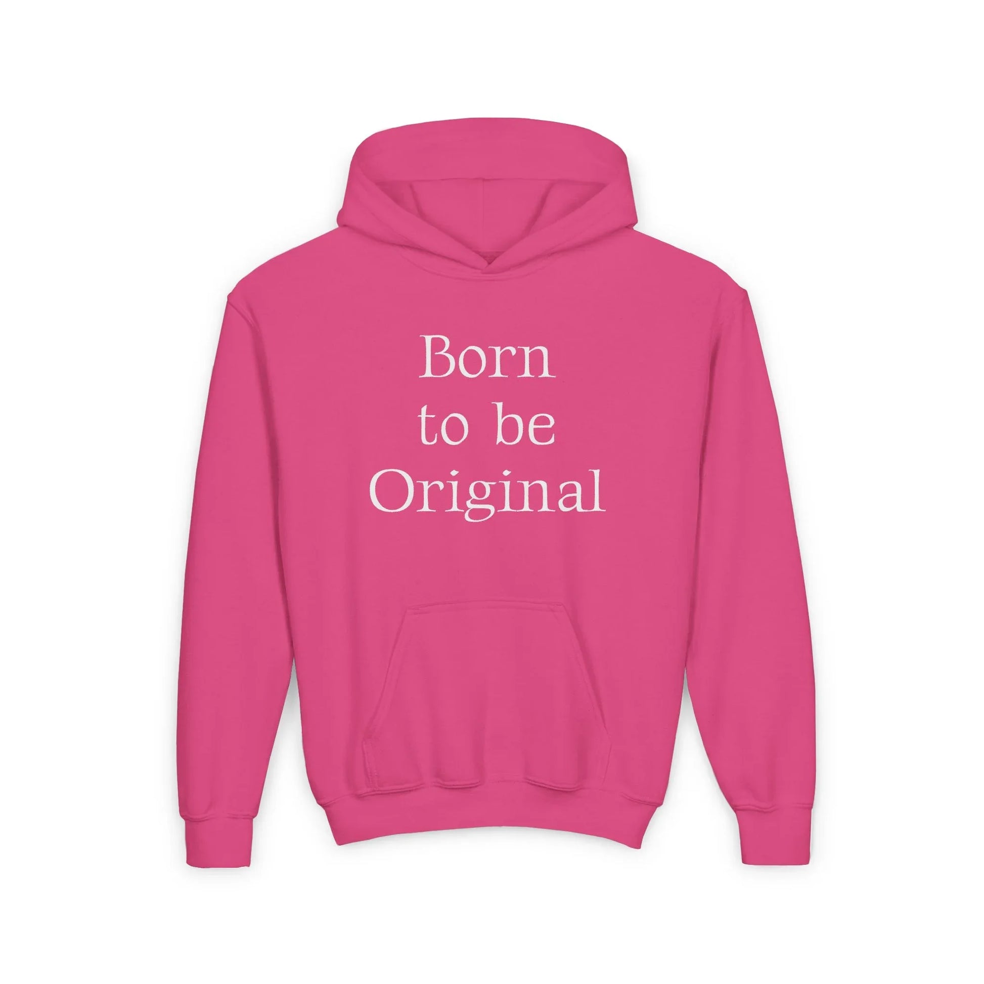 US (Ww) - Youth Heavy Blend Hooded Sweatshirt - "Born to be Original" & "Created by a Creator of Worlds" - The Dreamer's Bookshop.