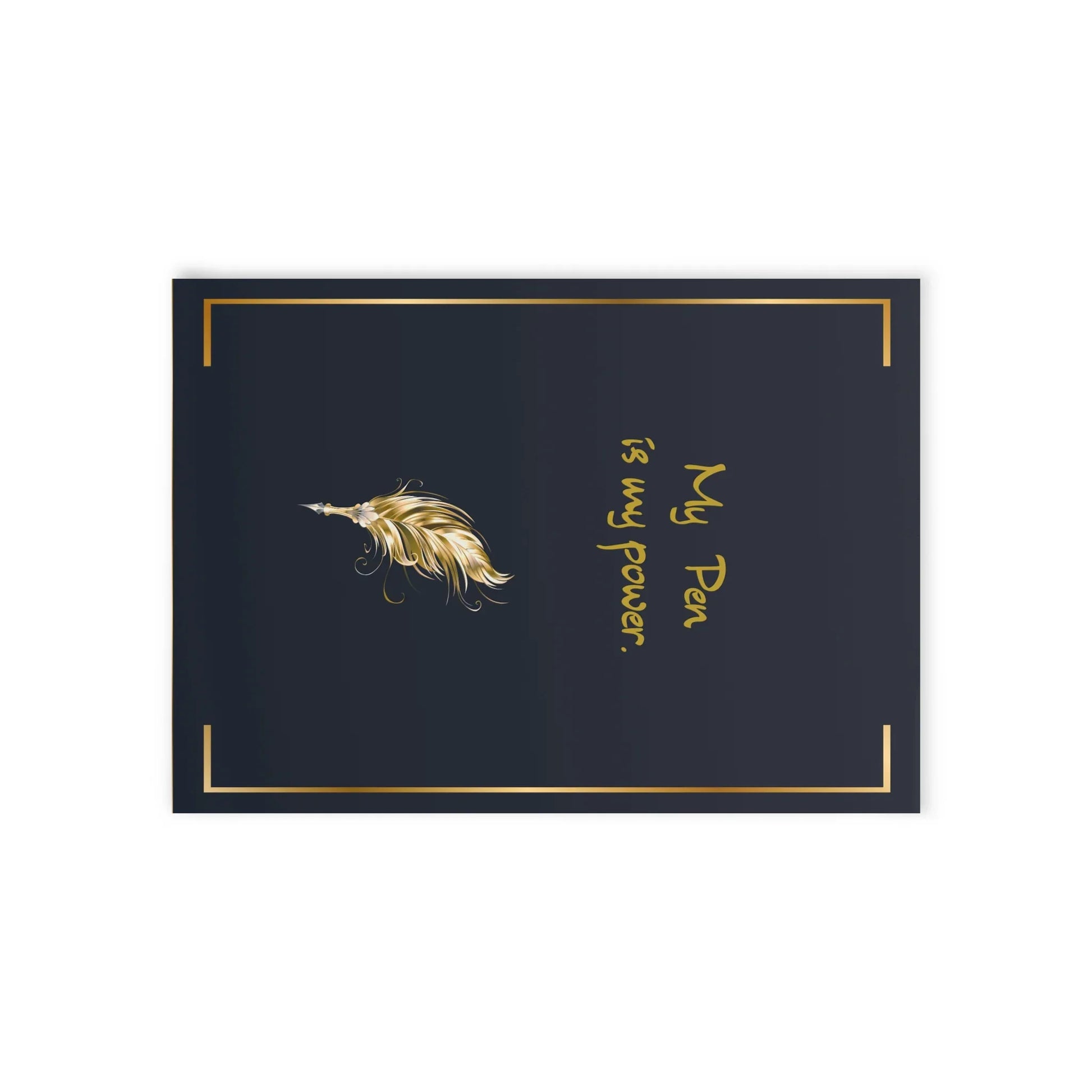 The Dreamer's Bookshop "My Pen is my Power" Art Print Card - The Dreamer's Bookshop.