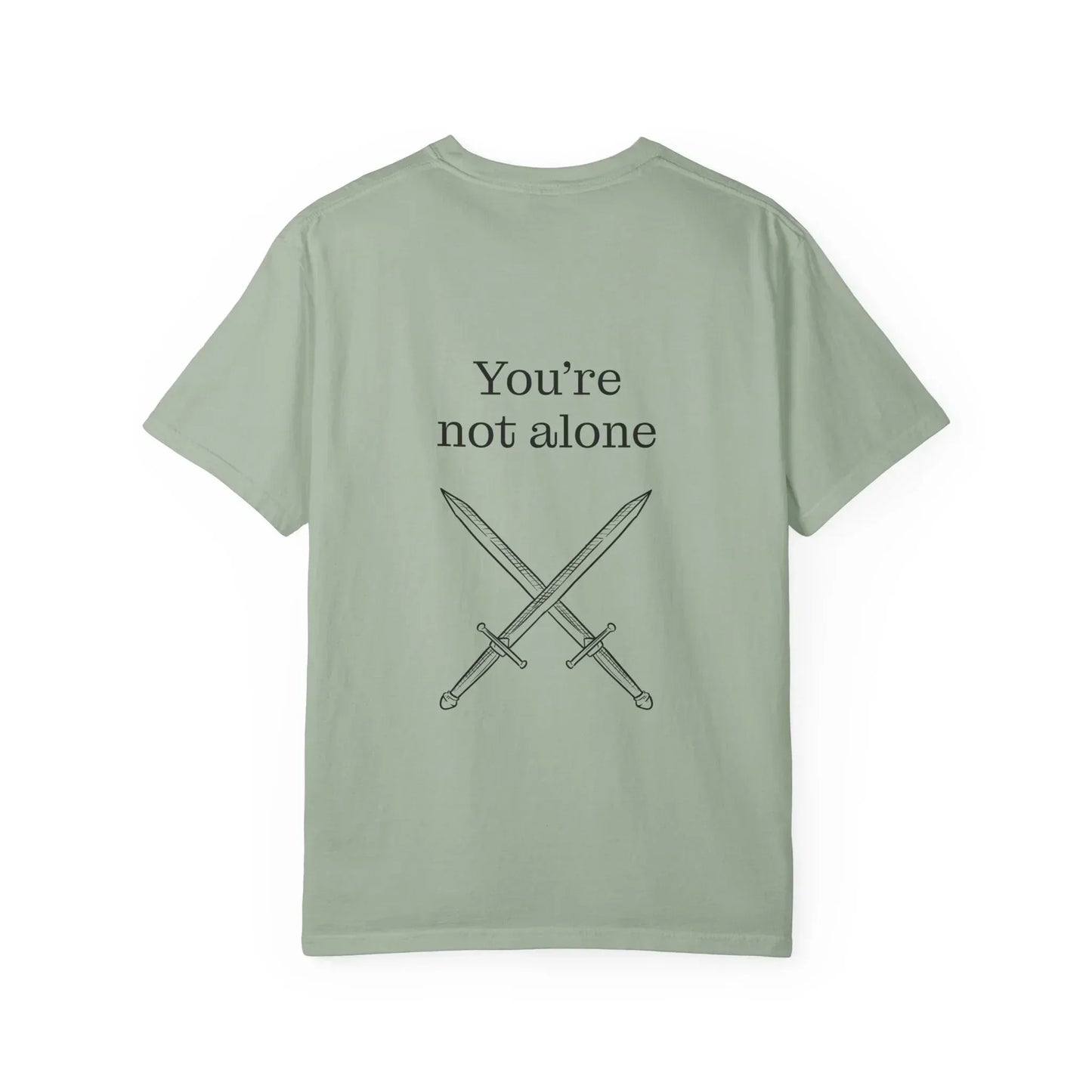 Trauma Survivor Unisex Garment-Dyed T-Shirt - Empowering Supportive Apparel - The Dreamer's Bookshop.
