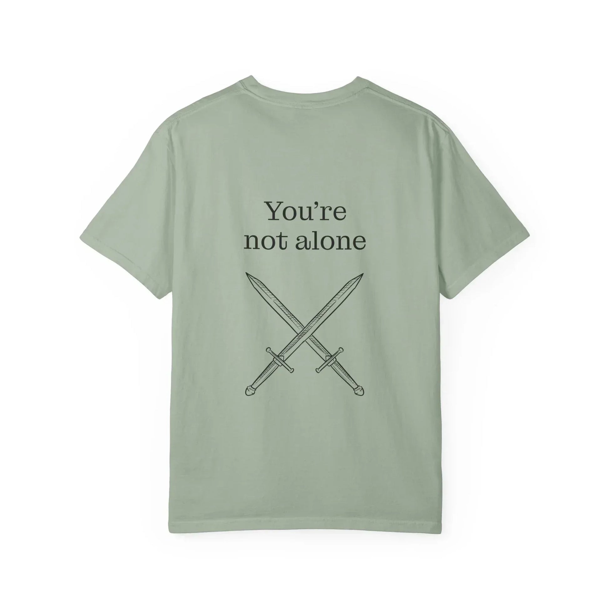 Trauma Survivor Unisex Garment-Dyed T-Shirt - Empowering Supportive Apparel - The Dreamer's Bookshop.