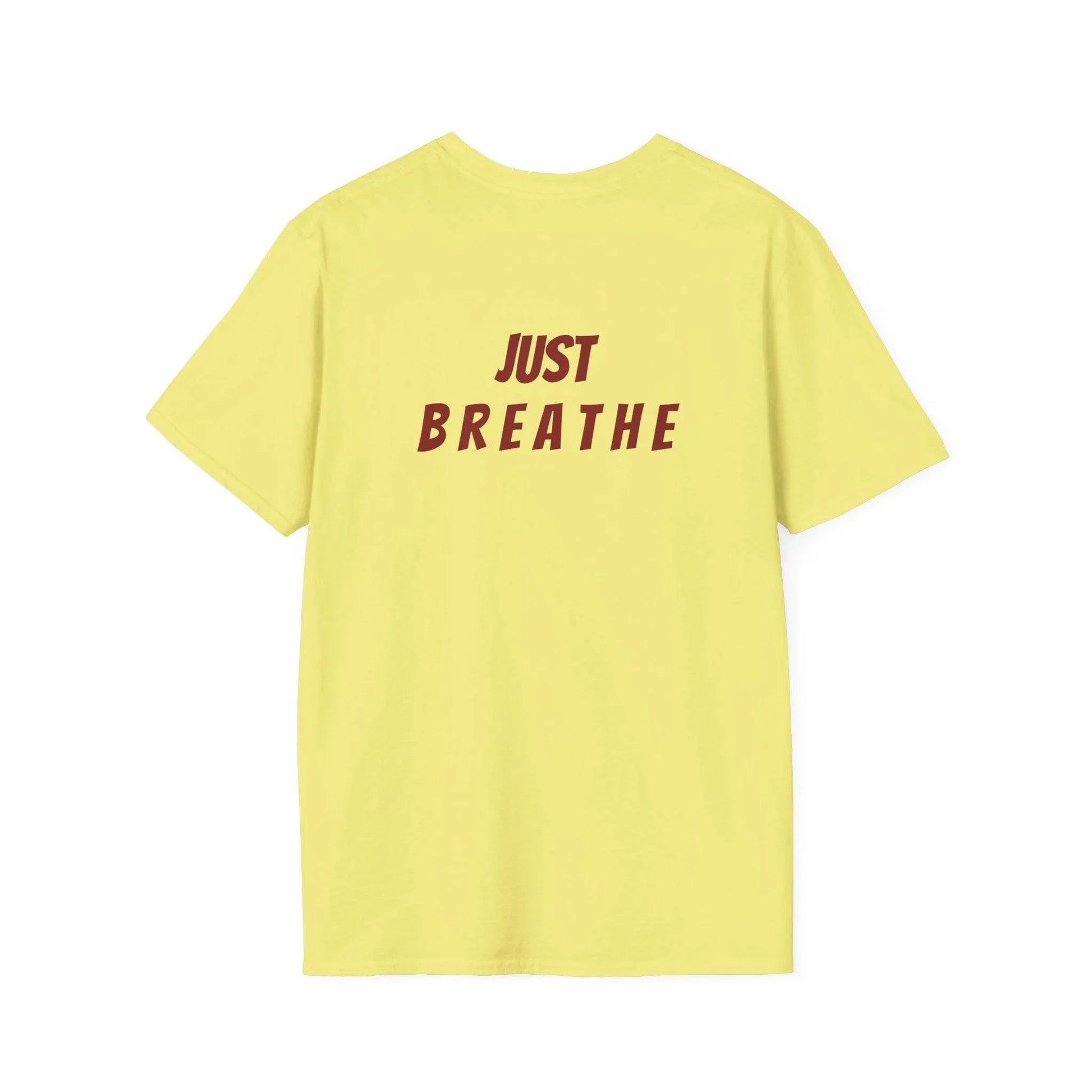 Unisex Softstyle T-Shirt - 'Just Breathe' - The Dreamer's Bookshop.