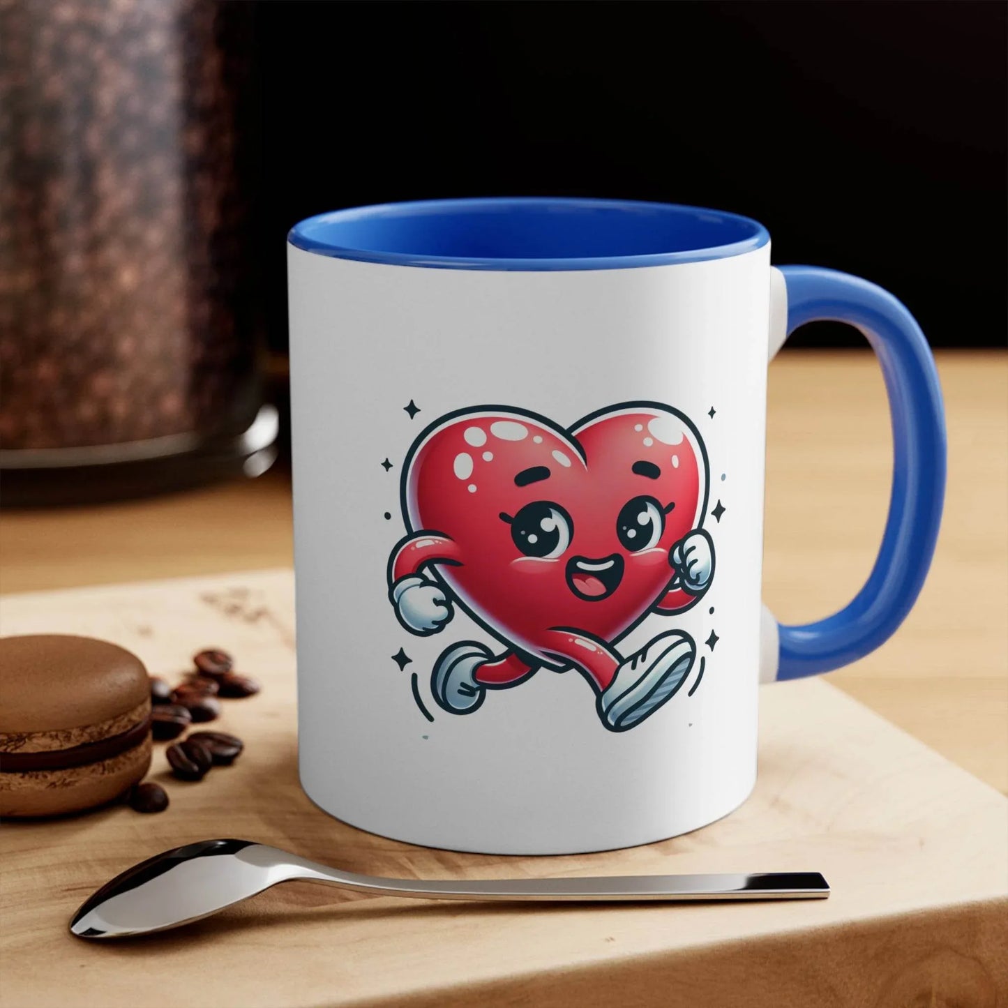 Inspirational Colorful Accent Mug - 11oz Be Happy Stay Positive - The Dreamer's Bookshop.