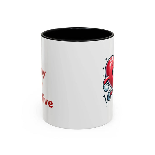 Cute Heart Character Coffee Mug - 11 & 15oz - The Dreamer's Bookshop.