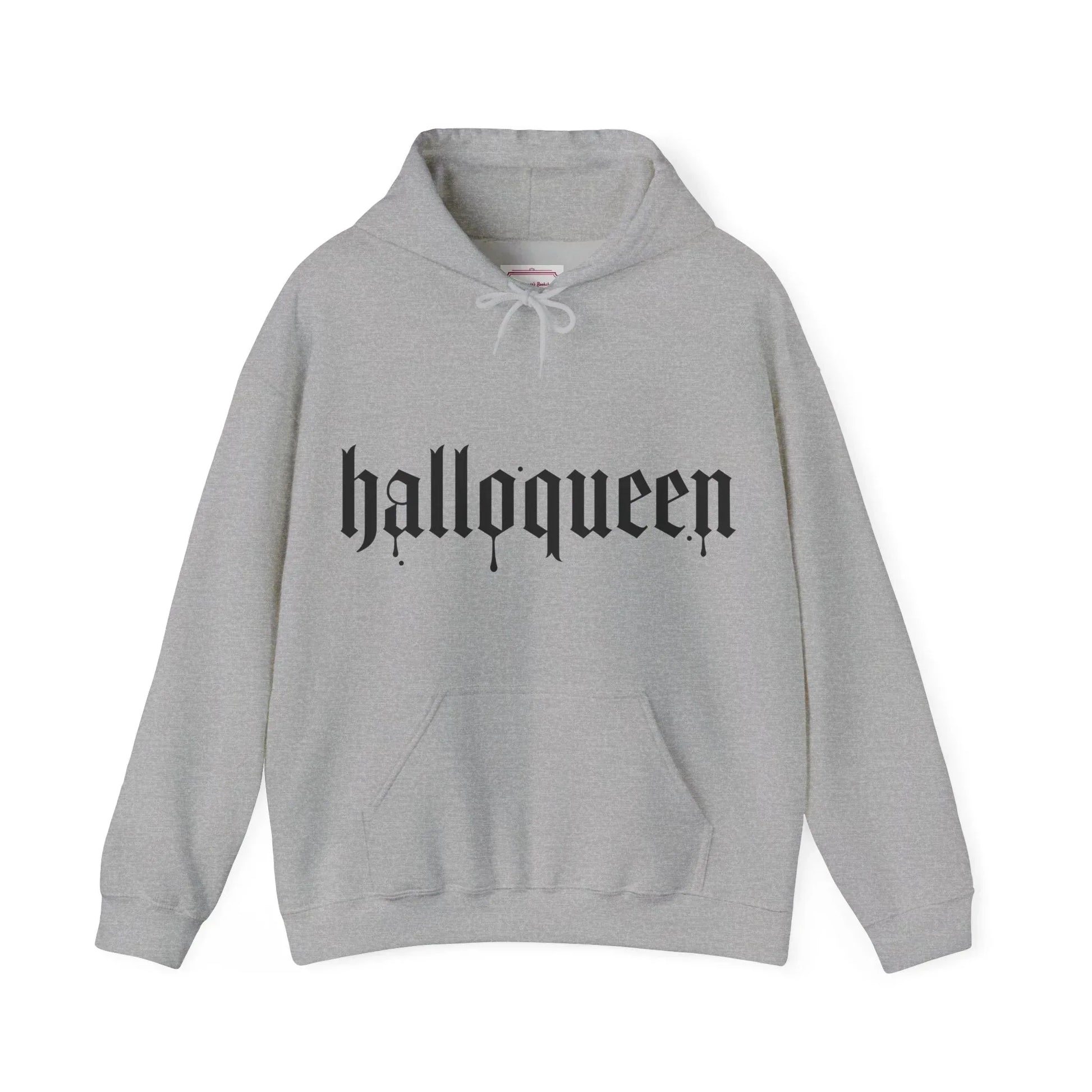 Halloqueen Hooded Sweatshirt - Perfect for Spooky Lovers - The Dreamer's Bookshop.