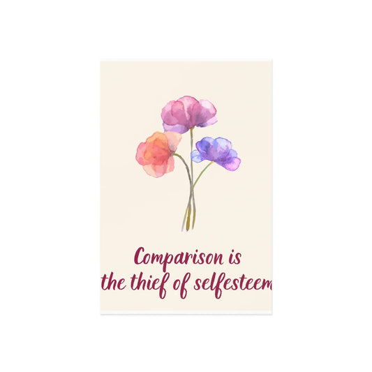The Dreamer's Bookshop - Love Yourself Card "Comparison" - The Dreamer's Bookshop.