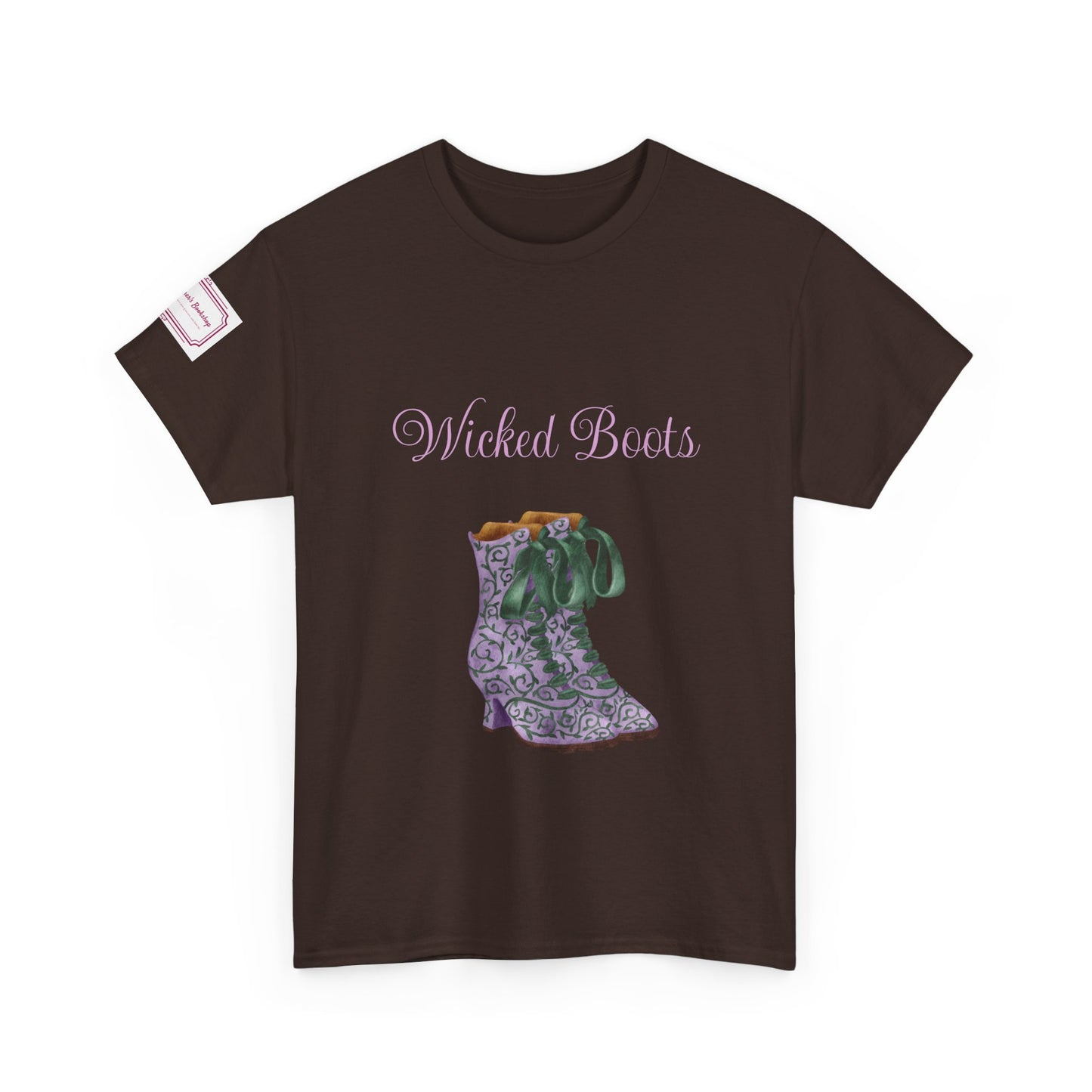 US (Ww) Wicked Boots Graphic Unisex Heavy Cotton Tee