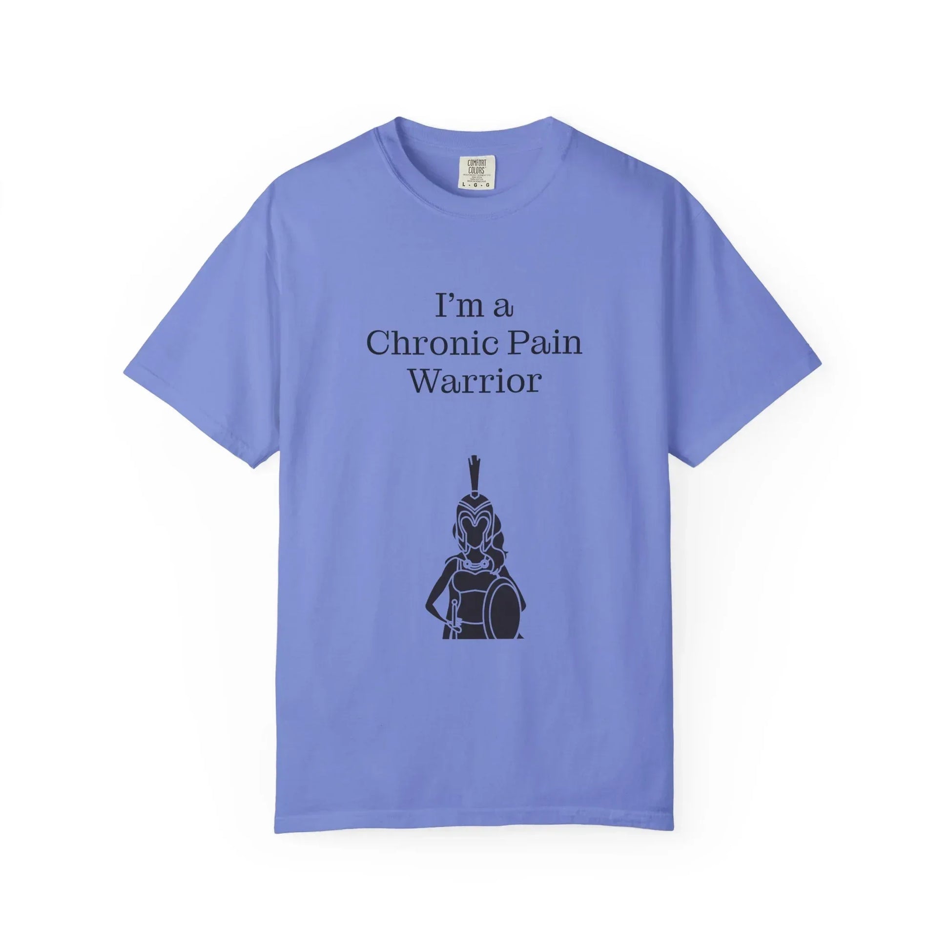 Chronic Pain Warrior Unisex Garment-Dyed T-Shirt - Empowering Supportive Apparel - The Dreamer's Bookshop.