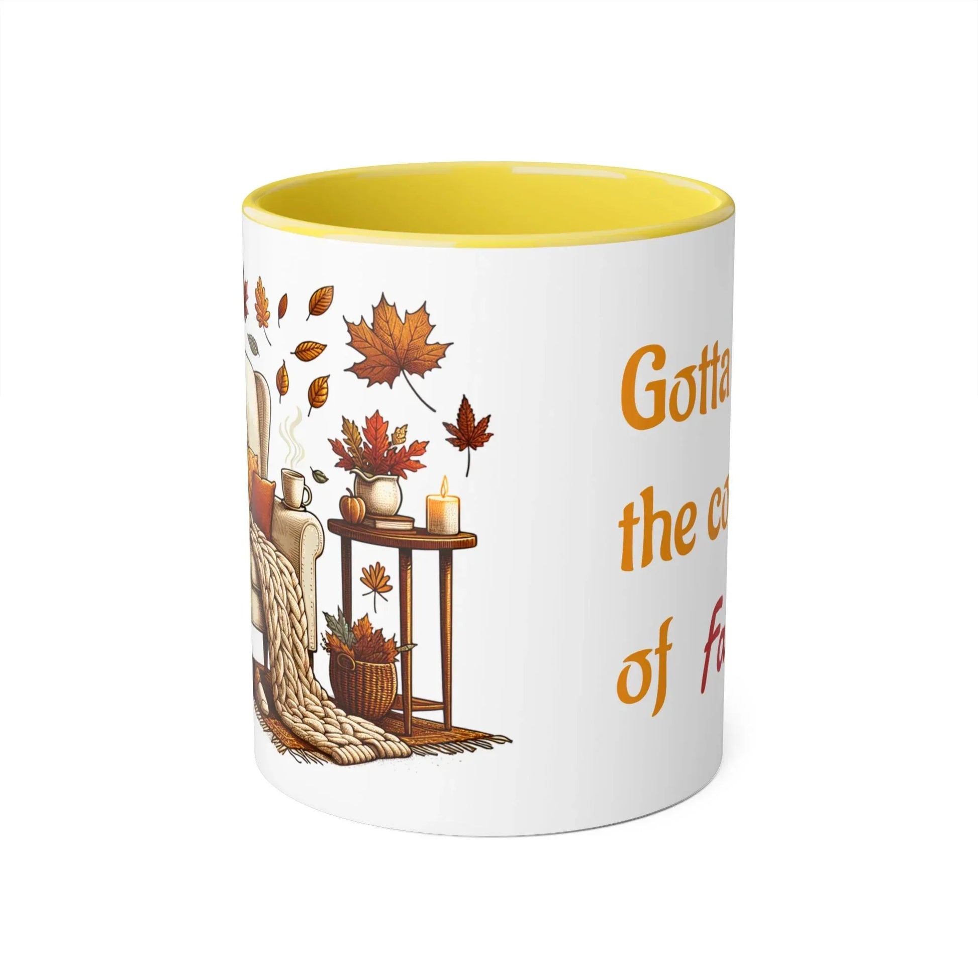 The Cosiness of Fall - 11oz Cup for Booklovers - The Dreamer's Bookshop.