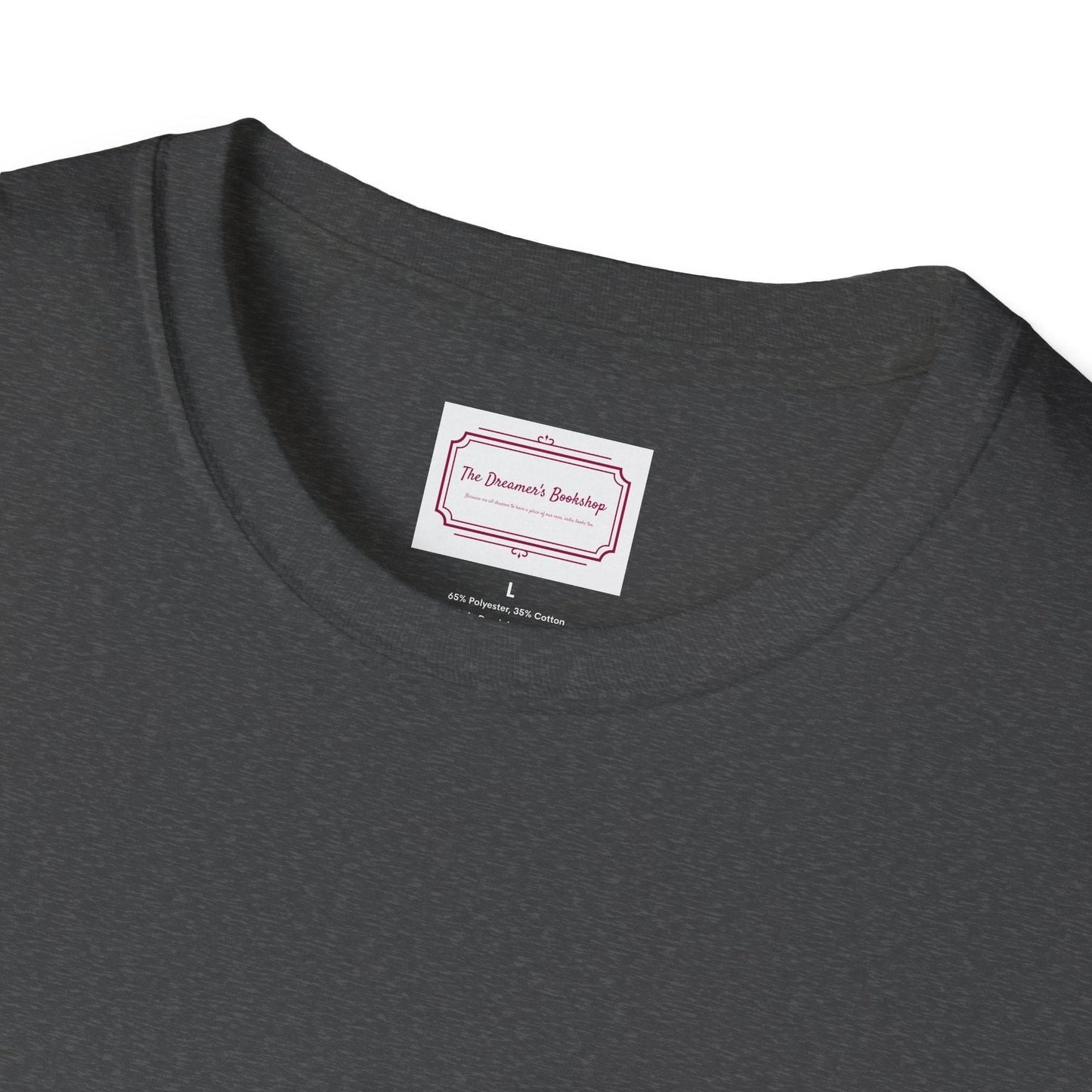 Inspirational Unisex Softstyle T-Shirt - Only those who never dare - The Dreamer's Bookshop.