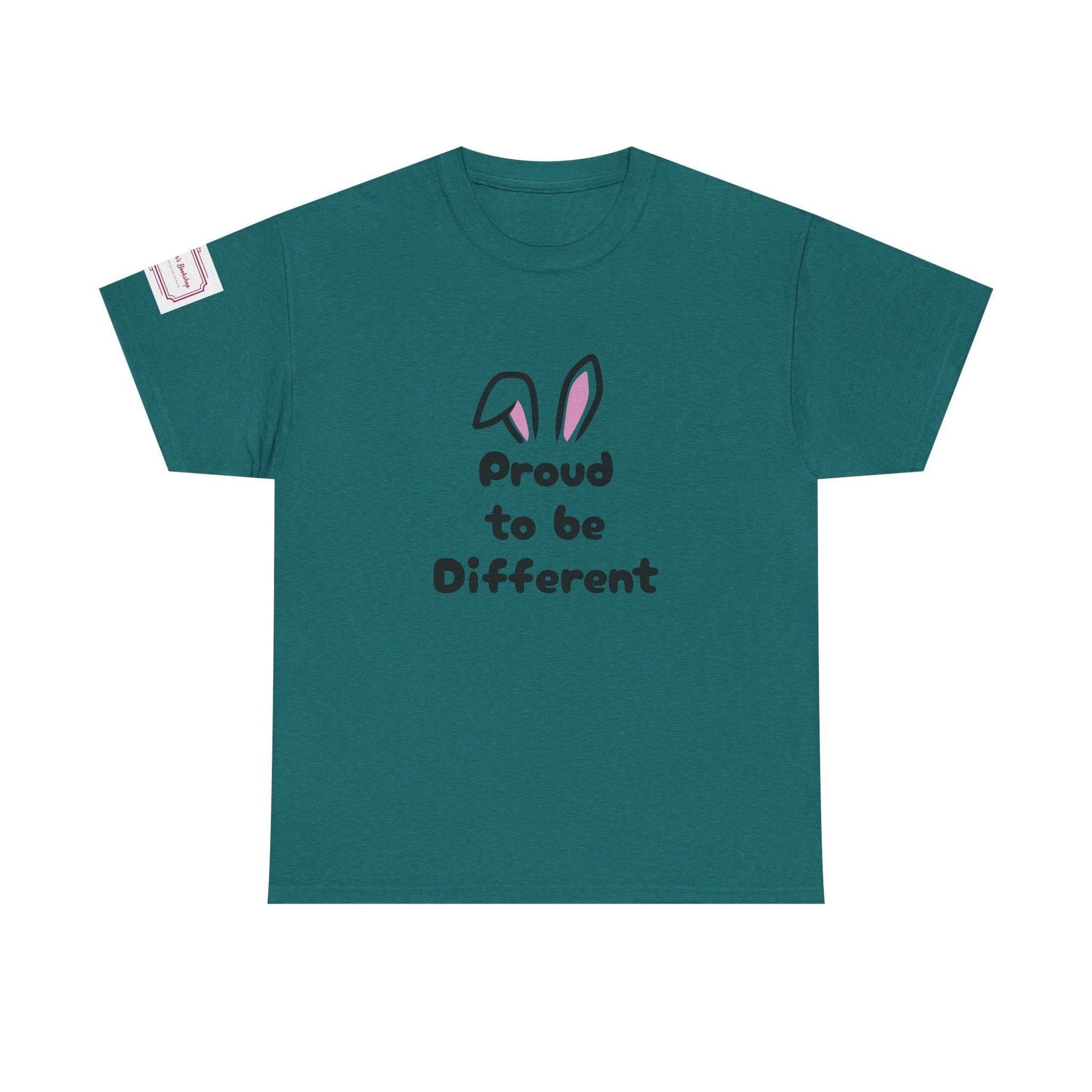 Proud to Be Different Unisex Heavy Cotton Tee – Celebrate Uniqueness - The Dreamer's Bookshop.